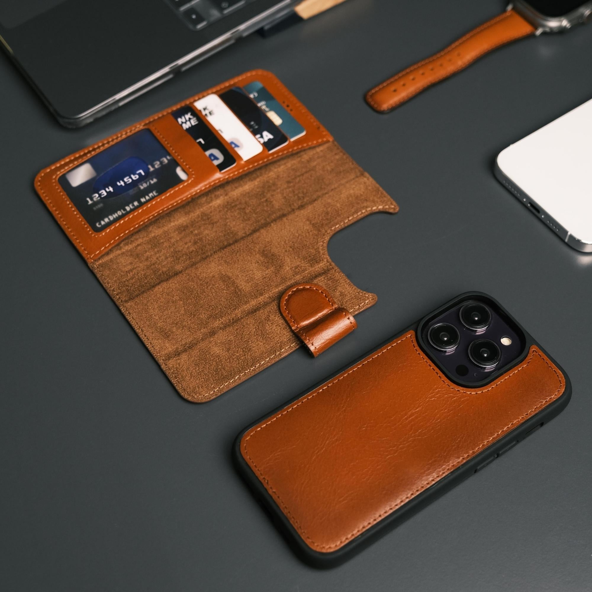 Beauty of The iPhone 15 Pro Leather Wallet: Security and Elegance - TORONATA