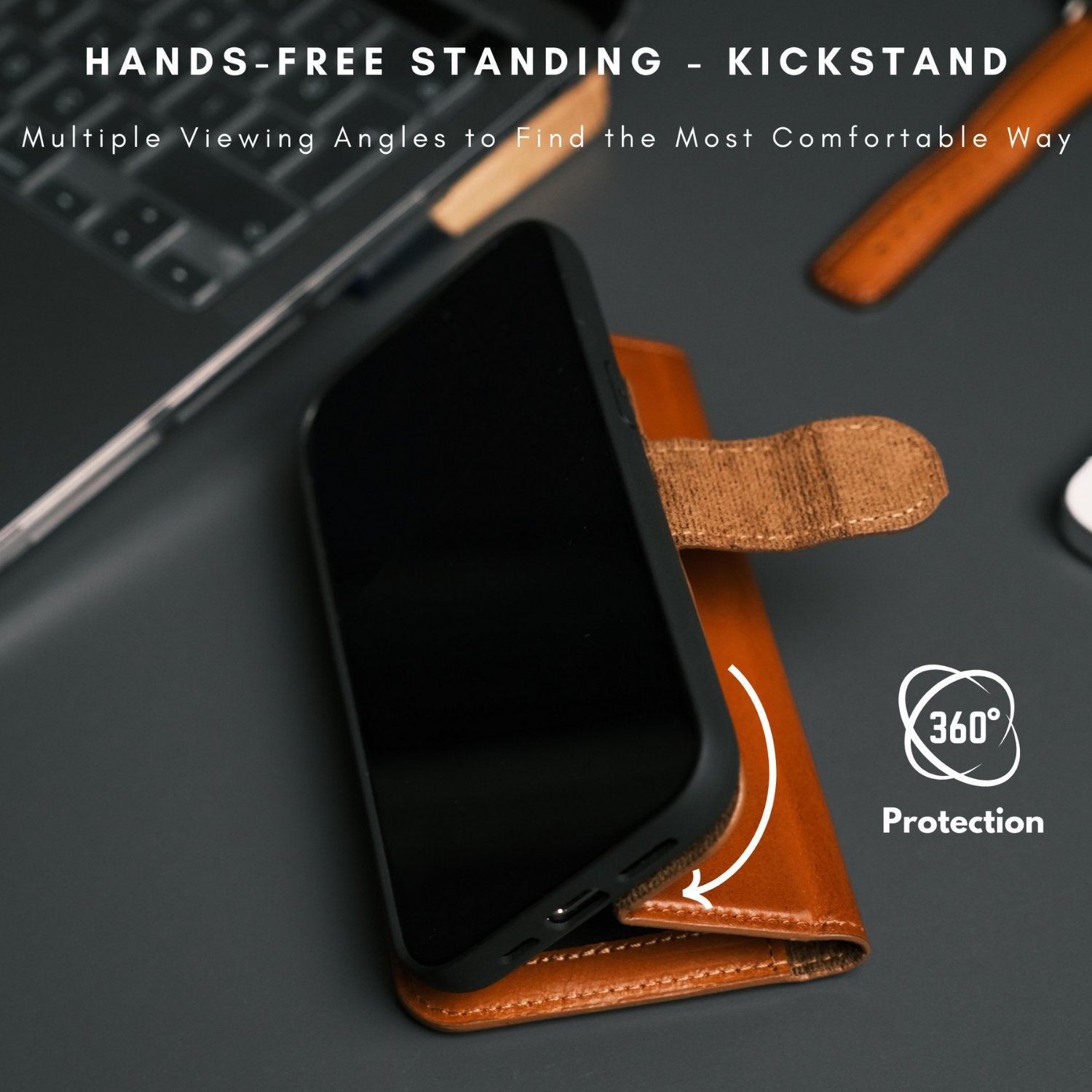 Toronata's Handcrafted Leather Marvel iPhone 15 Pro Max Wallet - TORONATA