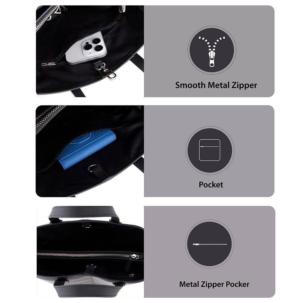 Mesa Leather Tote Bag for Women – Genuine Leather | TORONATA