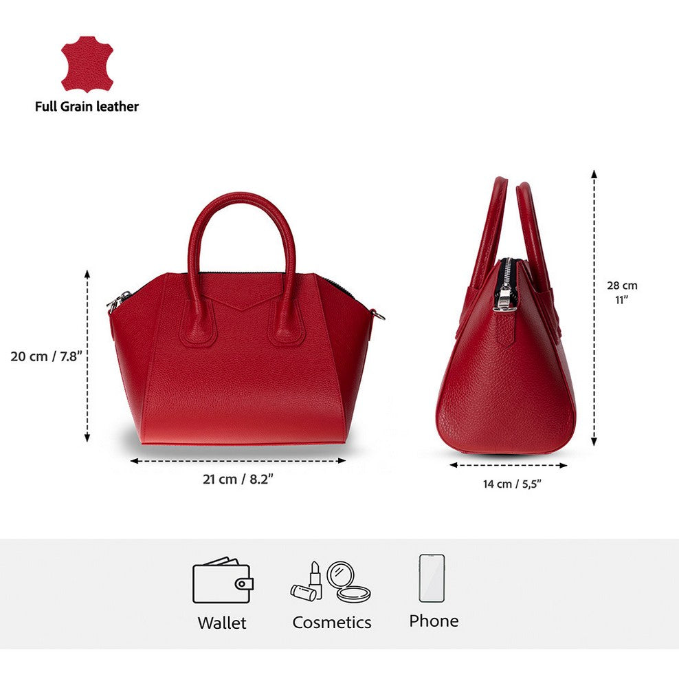 Salinas Genuine Leather Handbag for Women - Small