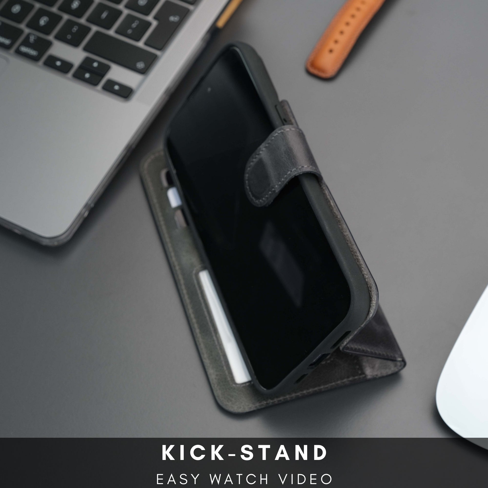 Casper iPhone 16 Pro Wallet Case Leather MagSafe - TORONATA -