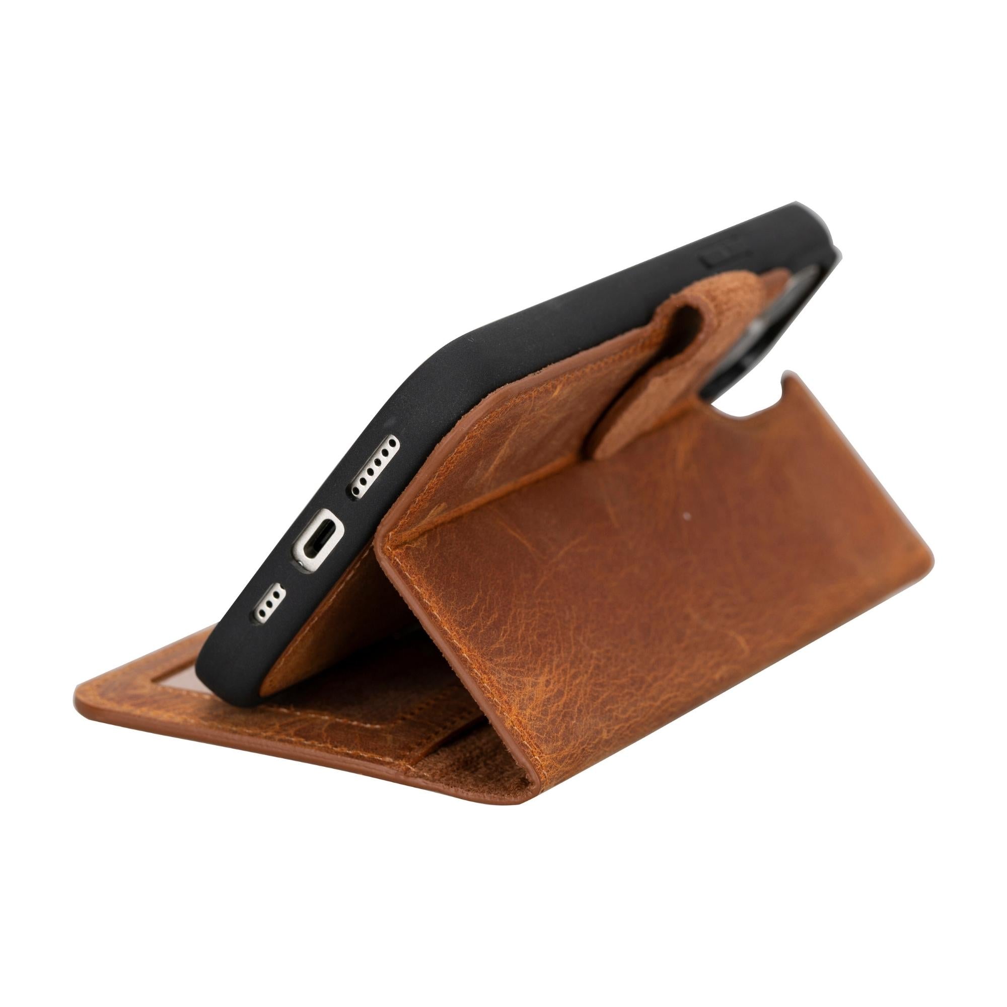 casper iphone 14 series detachable leather wallet case - toronata -