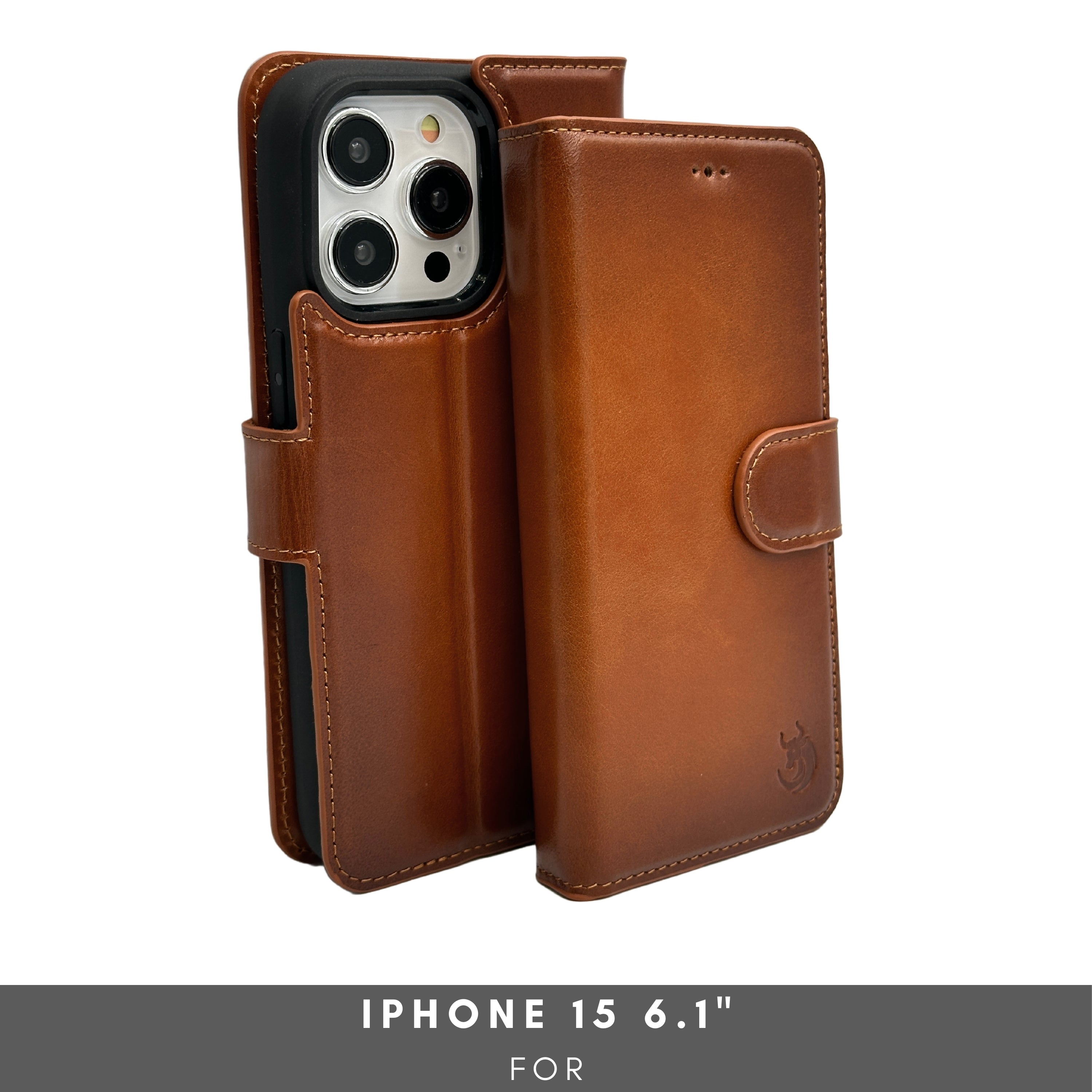 Vegas iPhone 15 Wallet Case | MagSafe-Tan---TORONATA