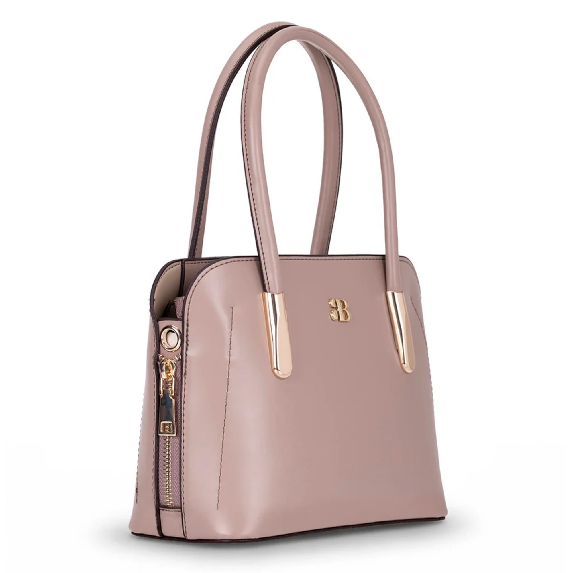 Belmont Satchel Handbag & Crossbody Purse - #color_beige