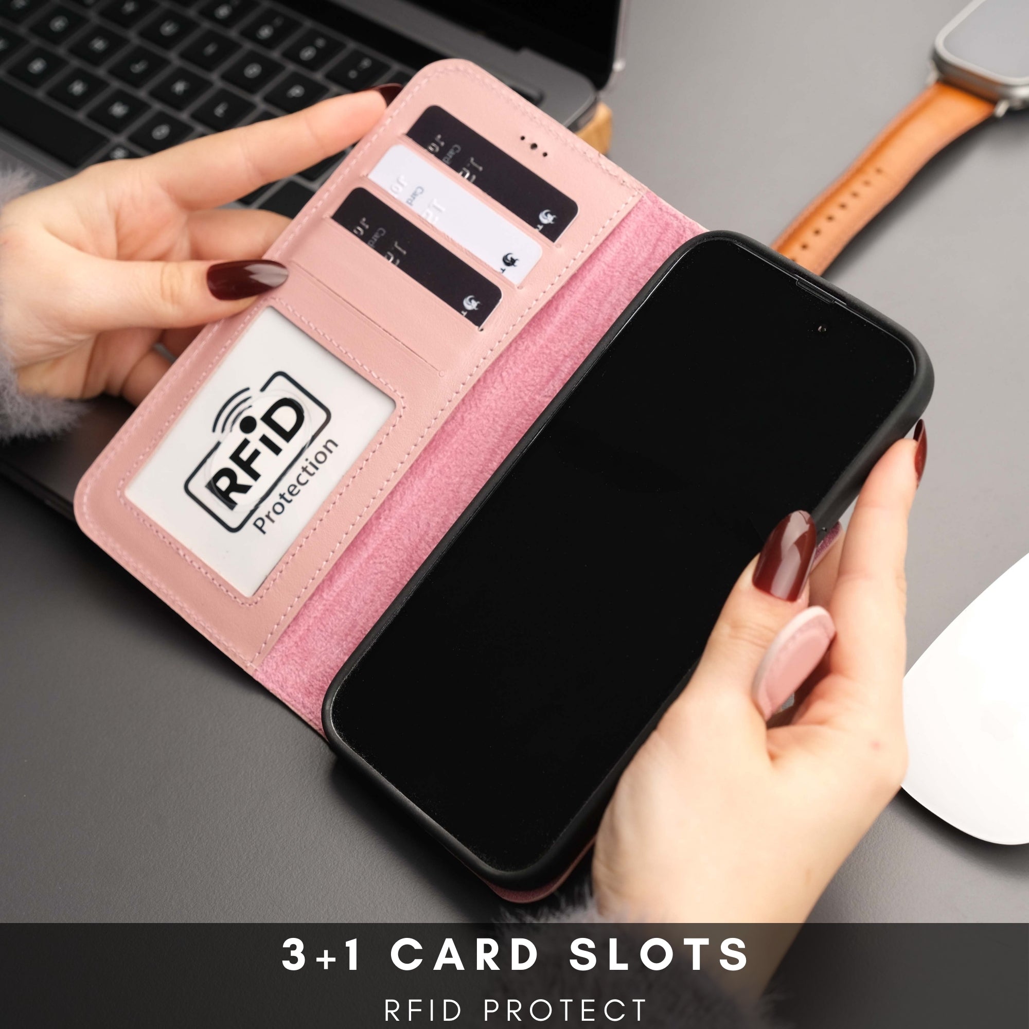 Casper iPhone 16 Wallet Case Leather MagSafe - TORONATA -