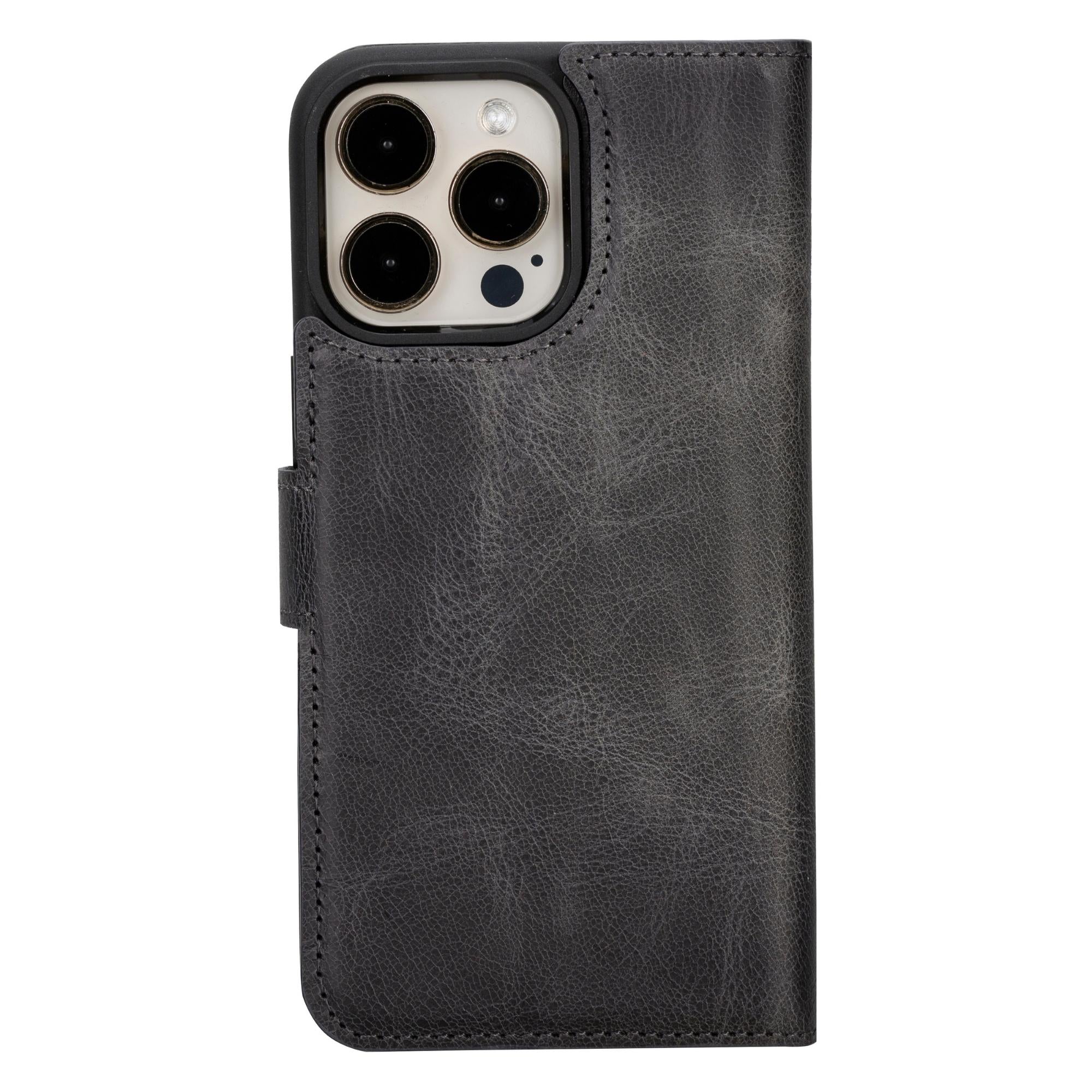 casper iphone 14 series detachable leather wallet case - toronata -