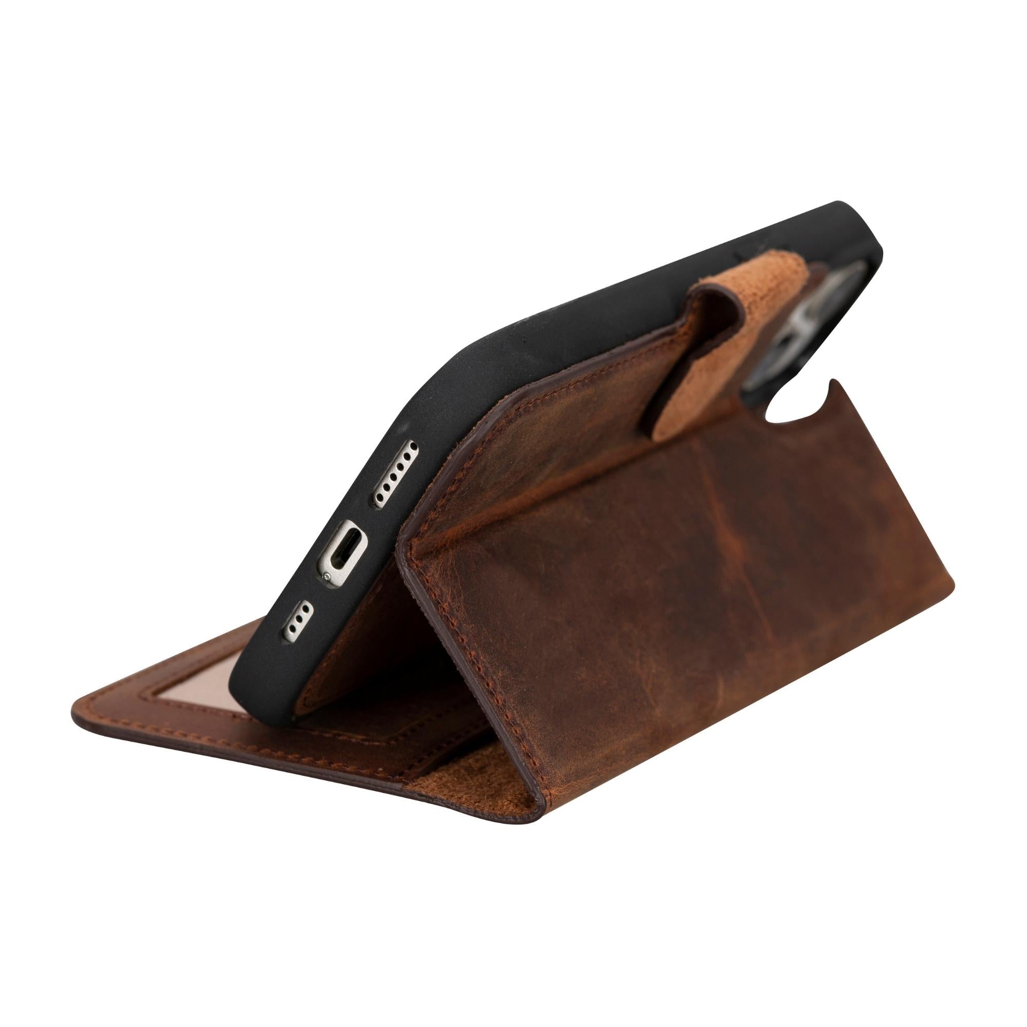 casper iphone 14 series detachable leather wallet case - toronata -