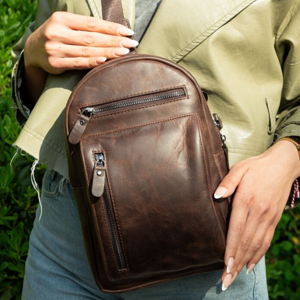 Blake Leather Crossbody Bag - TORONATA - color_