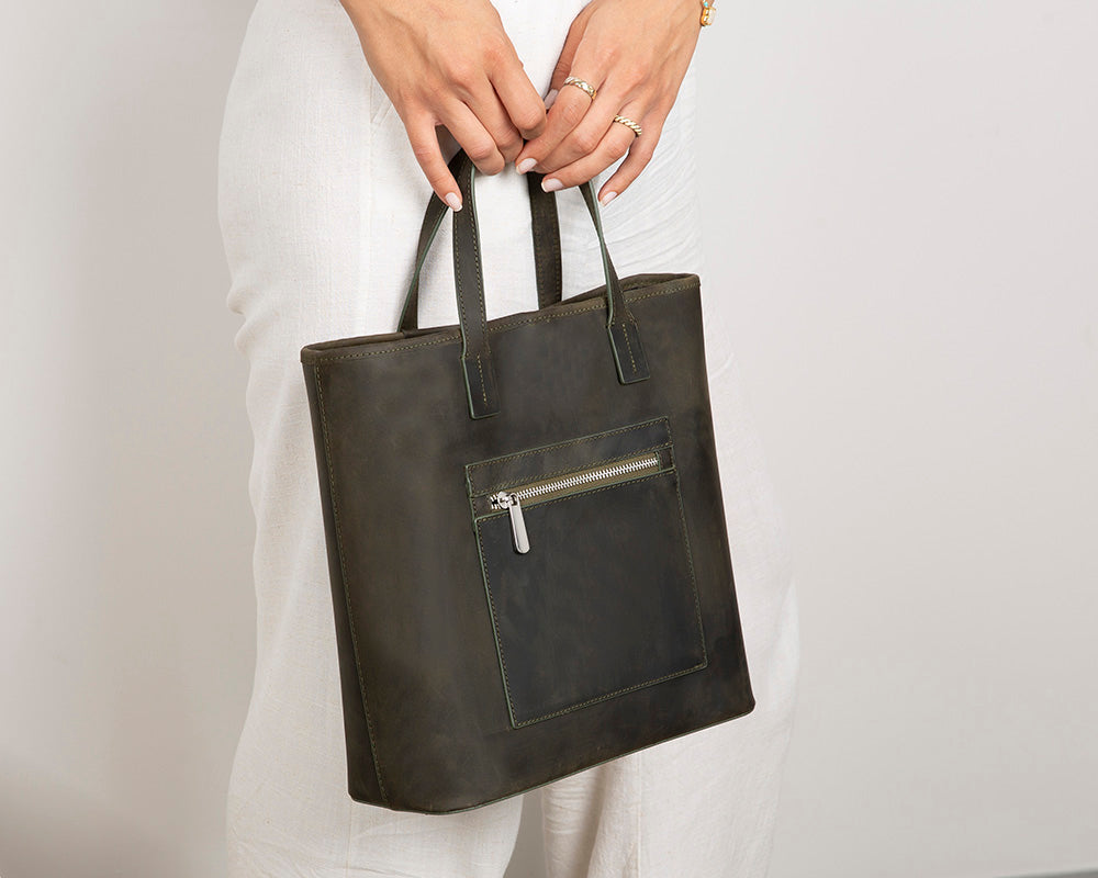 Mesa Leather Tote Bag for Women – Genuine Leather | TORONATA