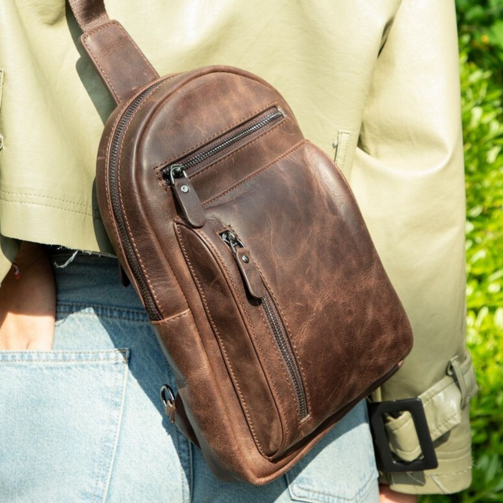 Blake Leather Crossbody Bag - TORONATA - color_