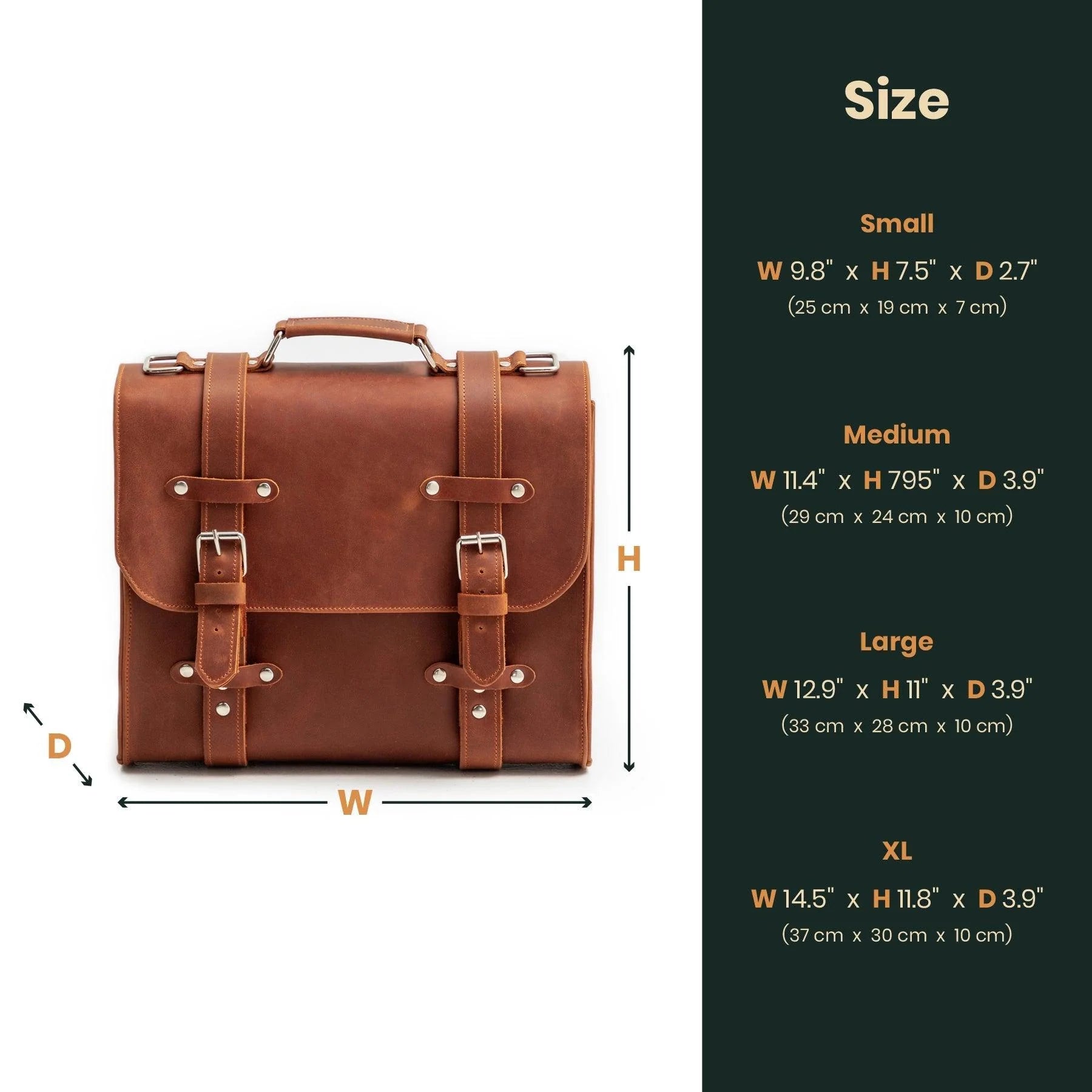 Genuine Leather Briefcase Bag Lora | Women's Work Bag