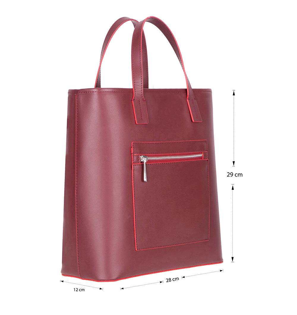 Mesa Leather Tote Bag for Women – Genuine Leather | TORONATA