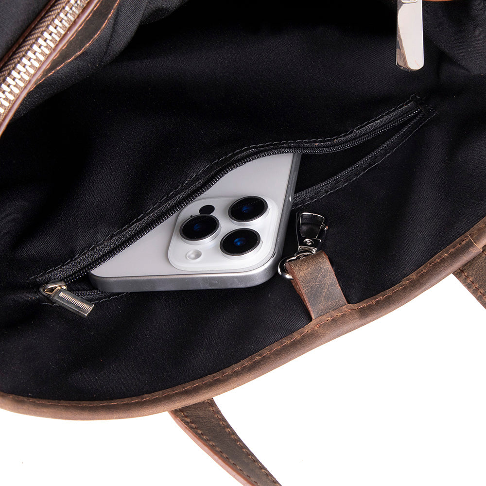 Mesa Leather Tote Bag for Women – Genuine Leather | TORONATA