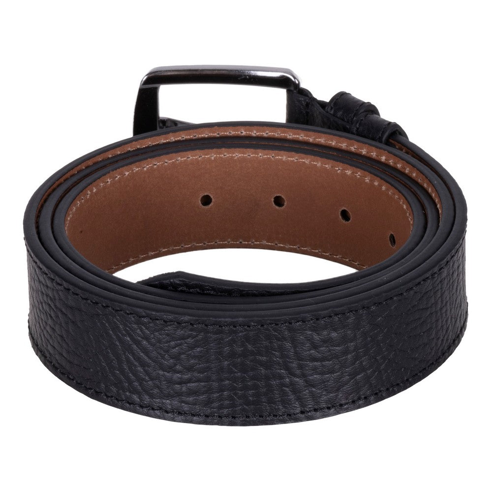 Globe Genuine Leather Belt – Handmade Premium Men’s Belt with Heavy-Duty Metal Buckle