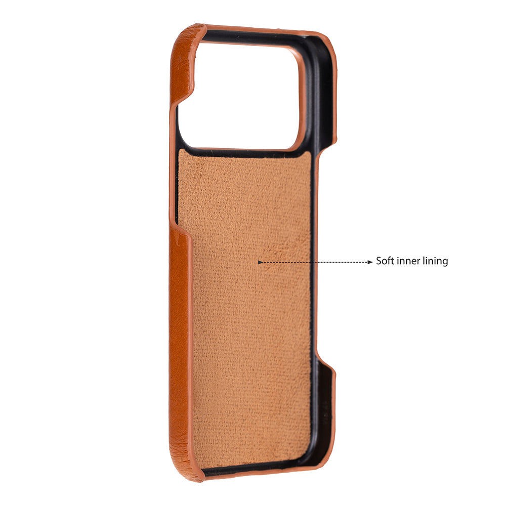 Bisbee Leather iPhone 17 Pro Case #color_tan