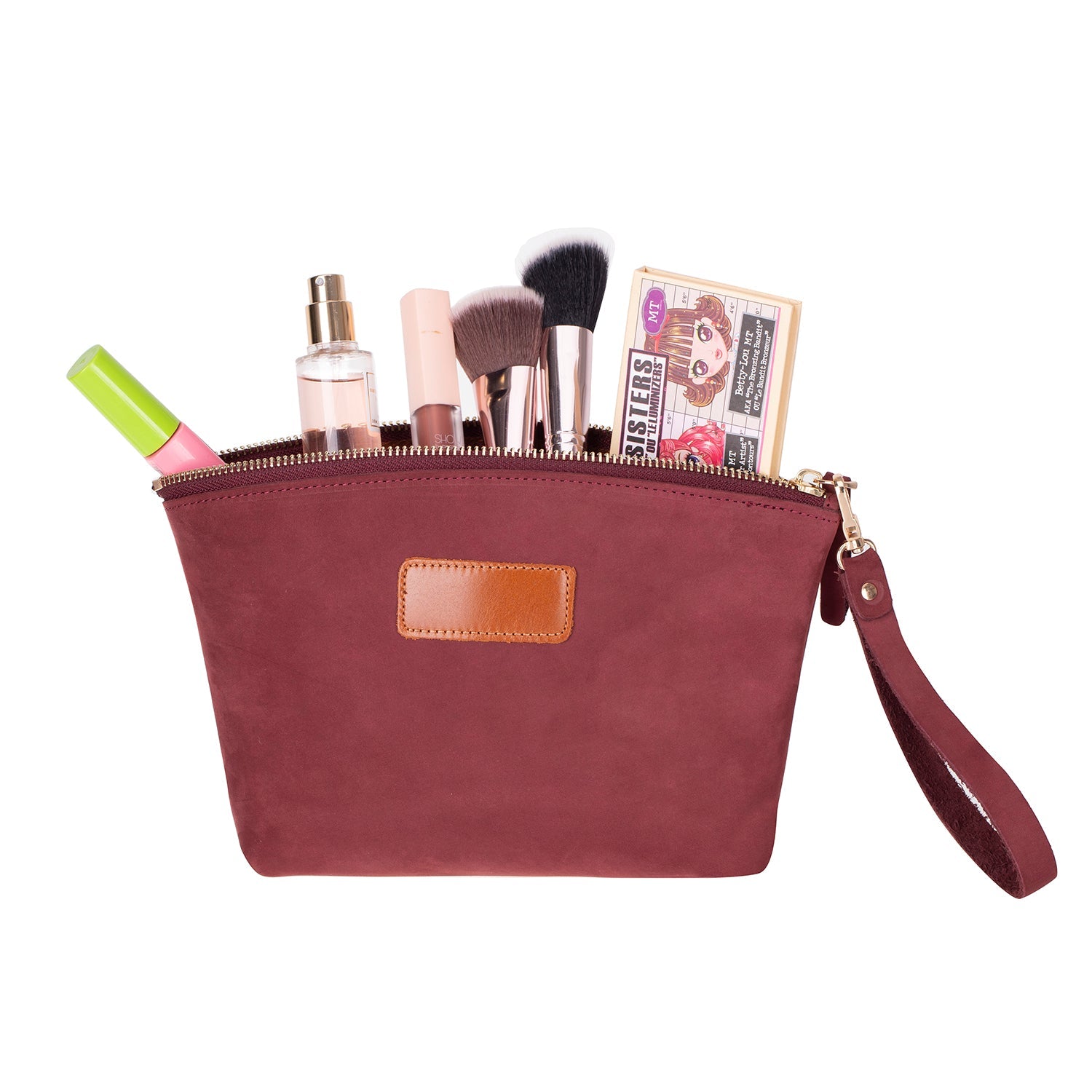 Avondale Premium Leather Dopp Kit - Travel Makeup Bag for Men & Women - TORONATA -