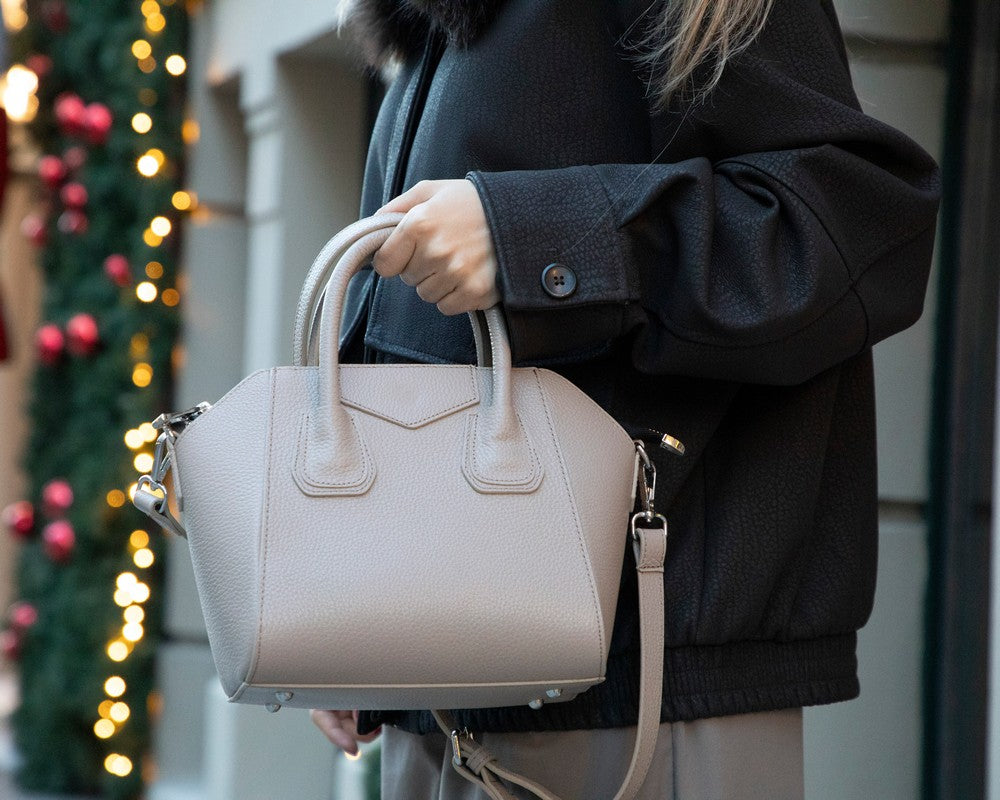 Salinas Genuine Leather Handbag for Women - Small