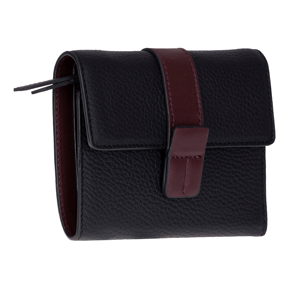 Camden Women’s Leather Wallet | Compact Genuine Leather #color_bordeaux