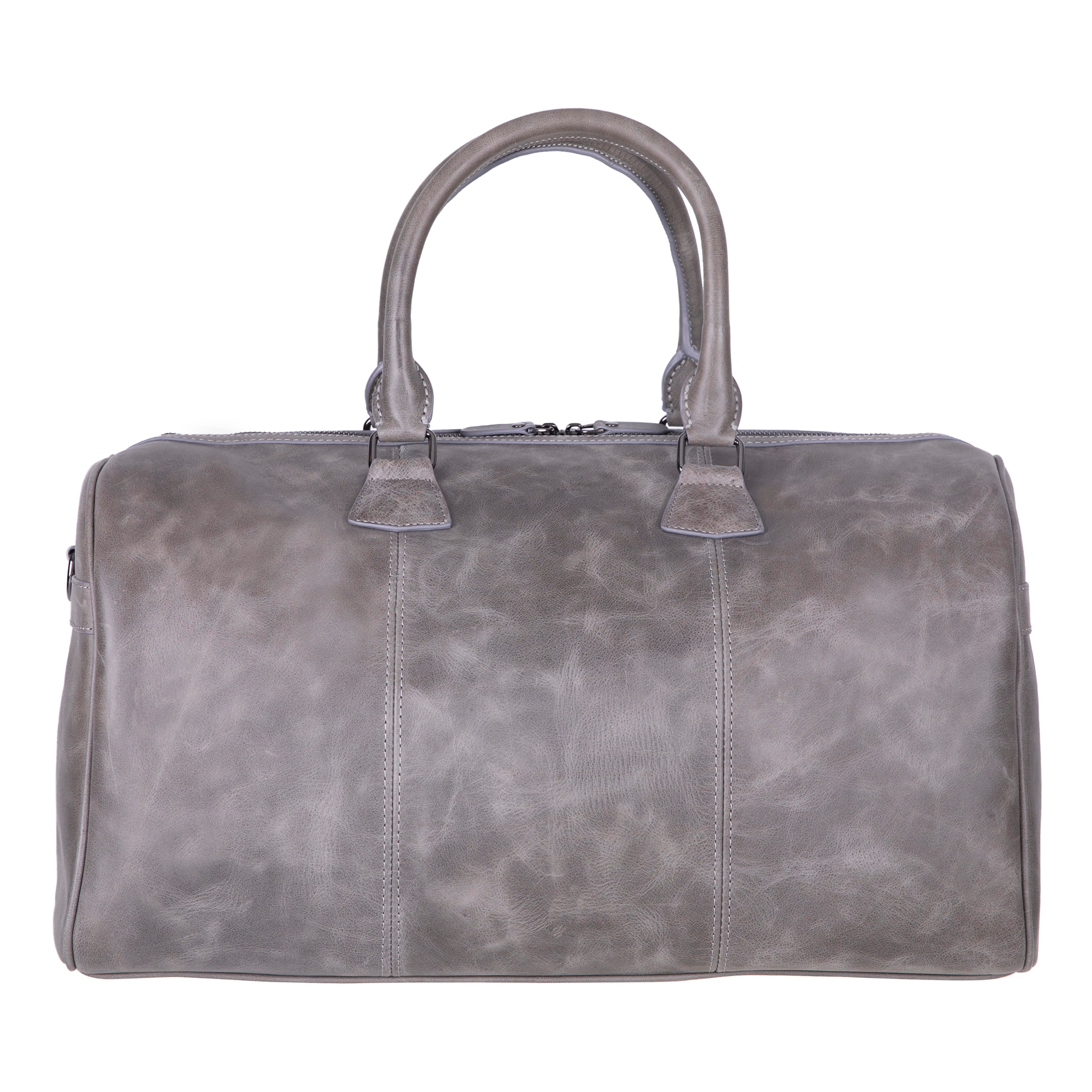 Atmore Leather Duffle Bag - TORONATA - color_gray