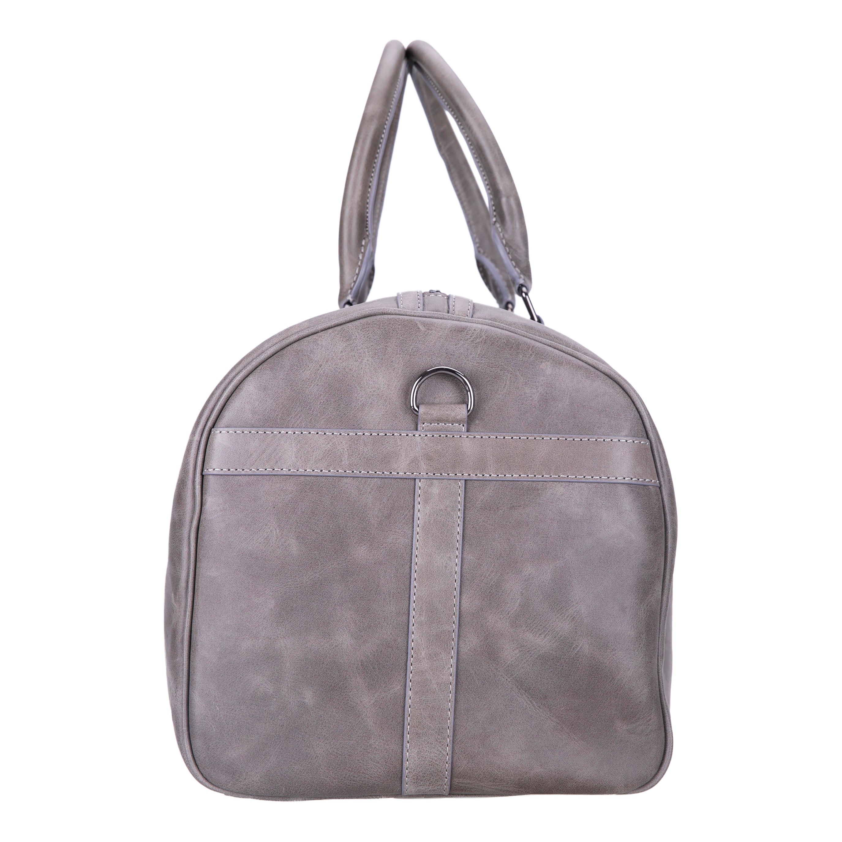 Atmore Leather Duffle Bag - TORONATA - color_gray