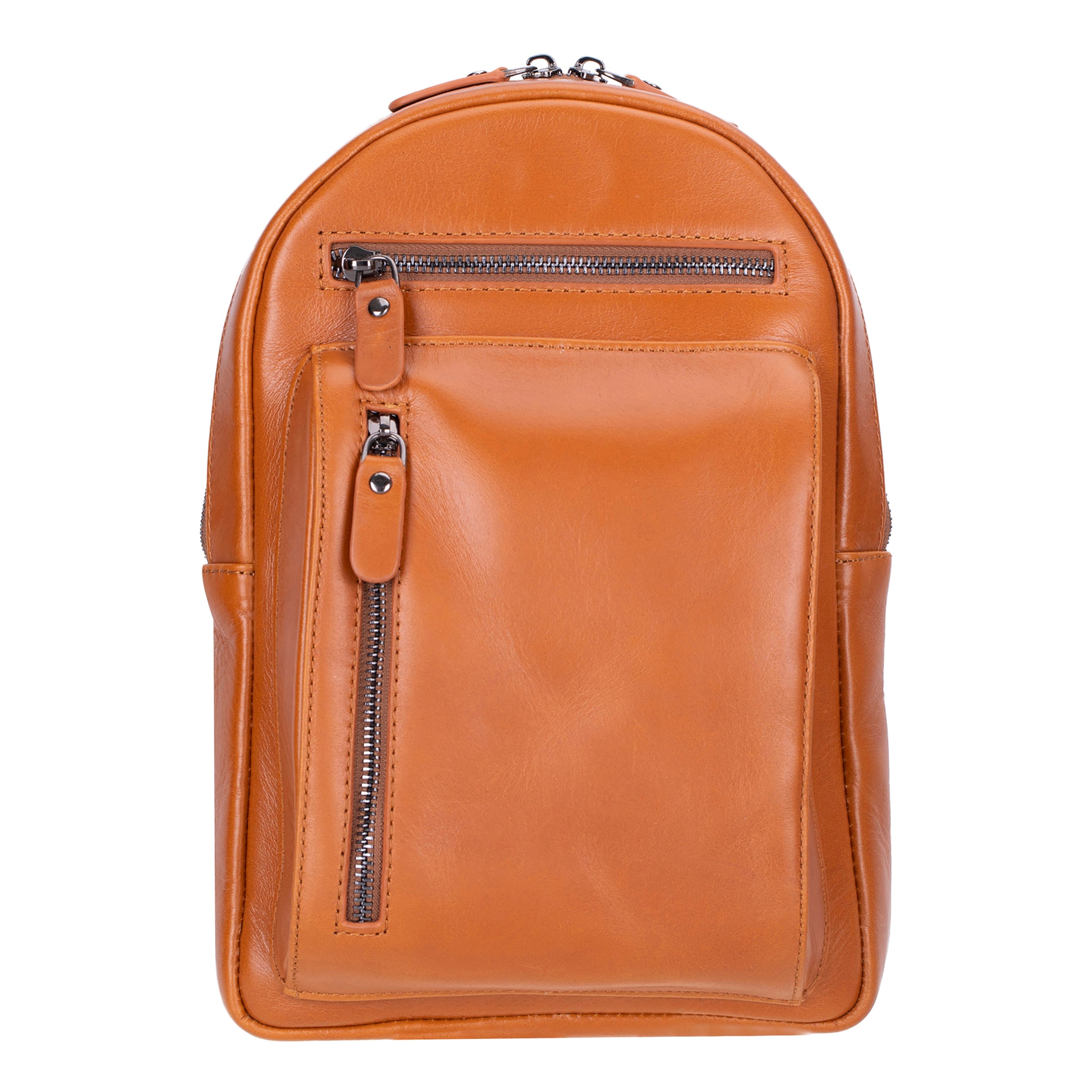 Blake Leather Crossbody Bag - TORONATA - color_ Tan