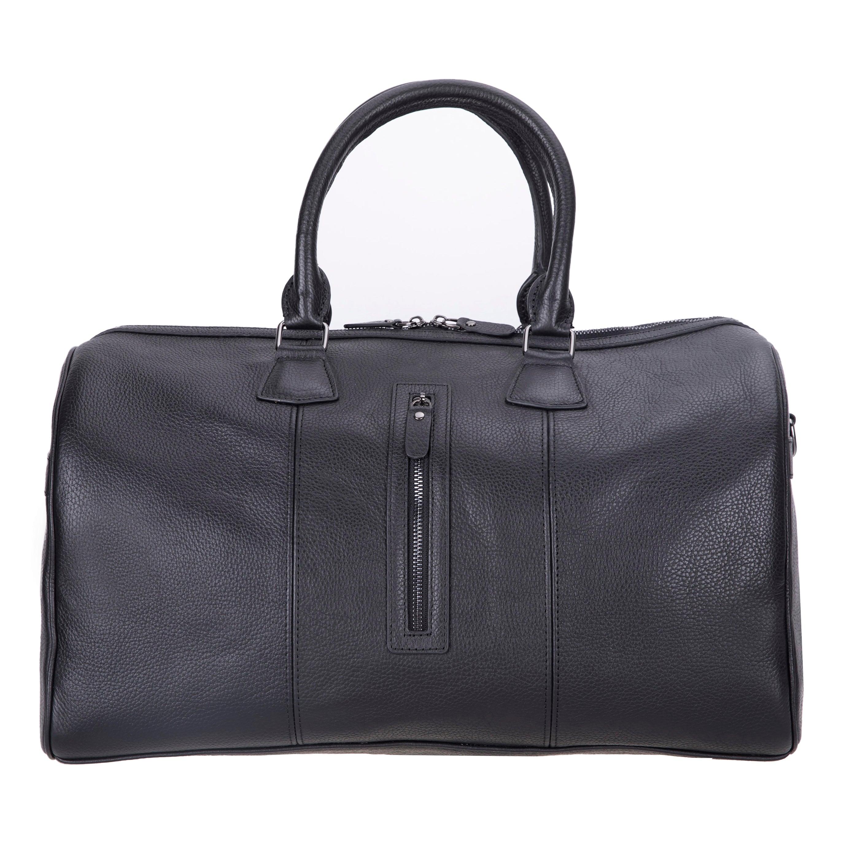 Atmore Leather Duffle Bag - TORONATA - color_black