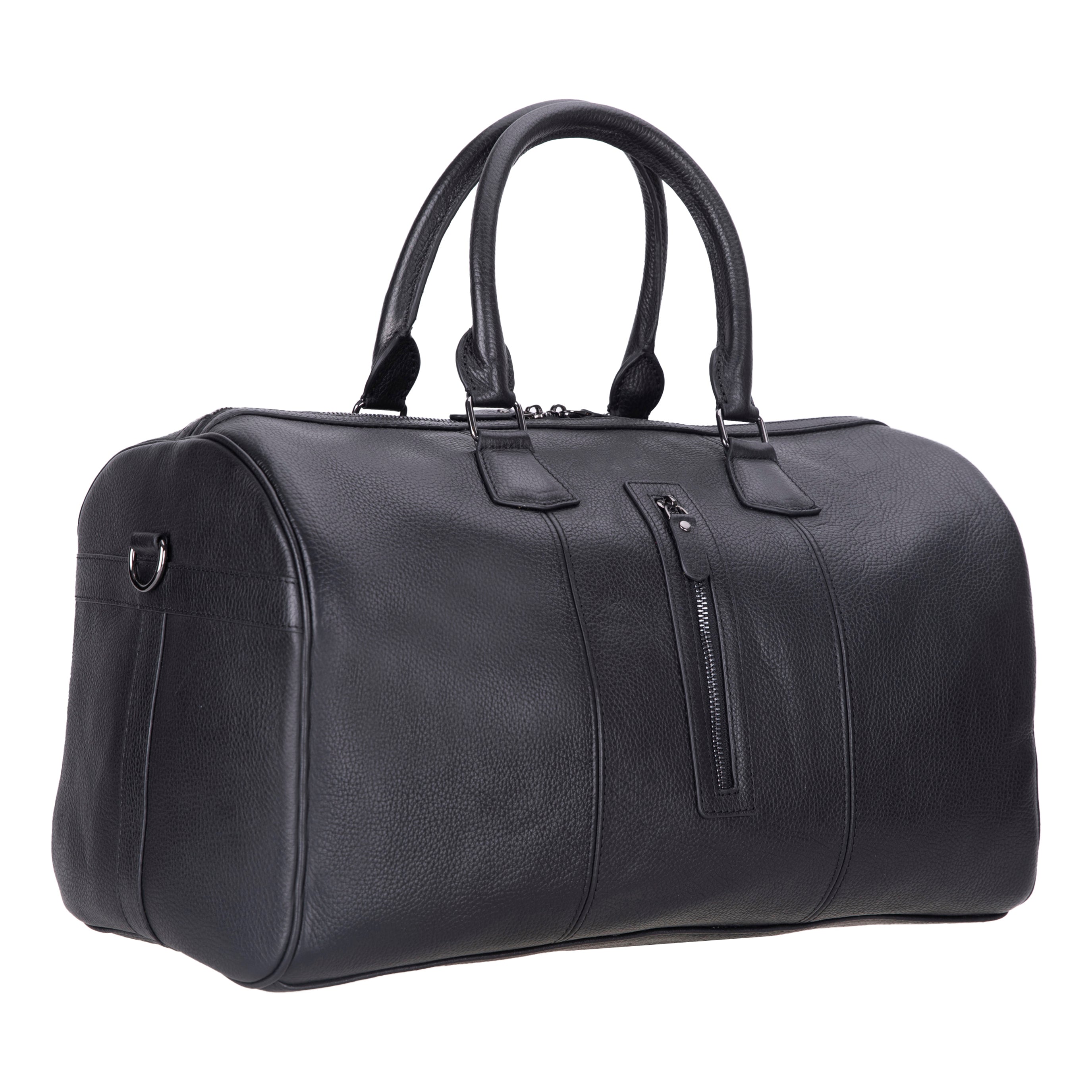 Atmore Leather Duffle Bag - TORONATA - color_black