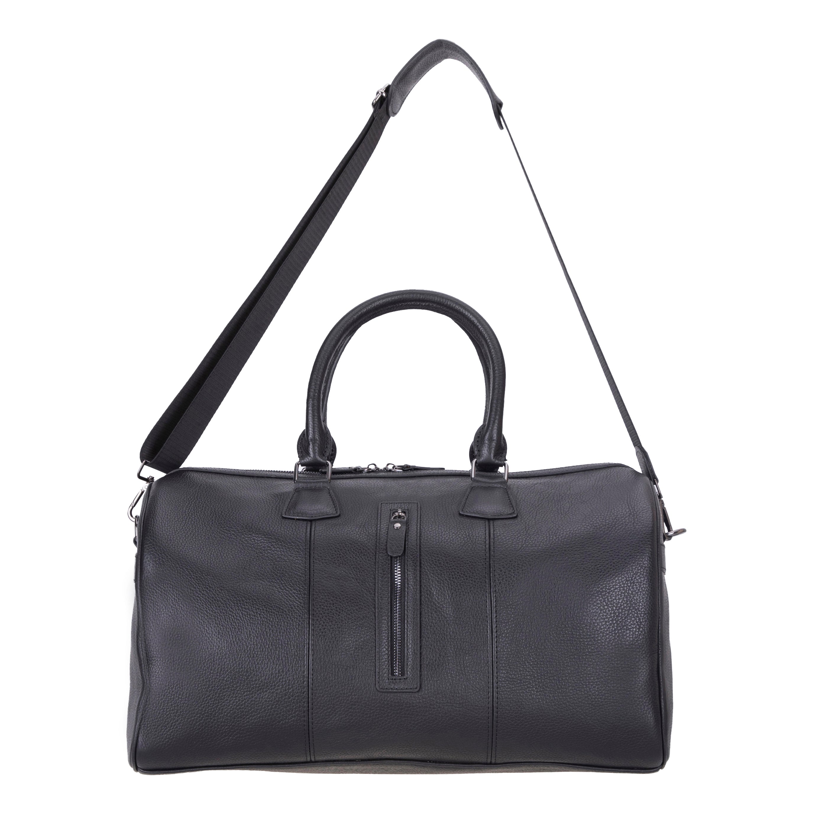 Atmore Leather Duffle Bag - TORONATA - color_black
