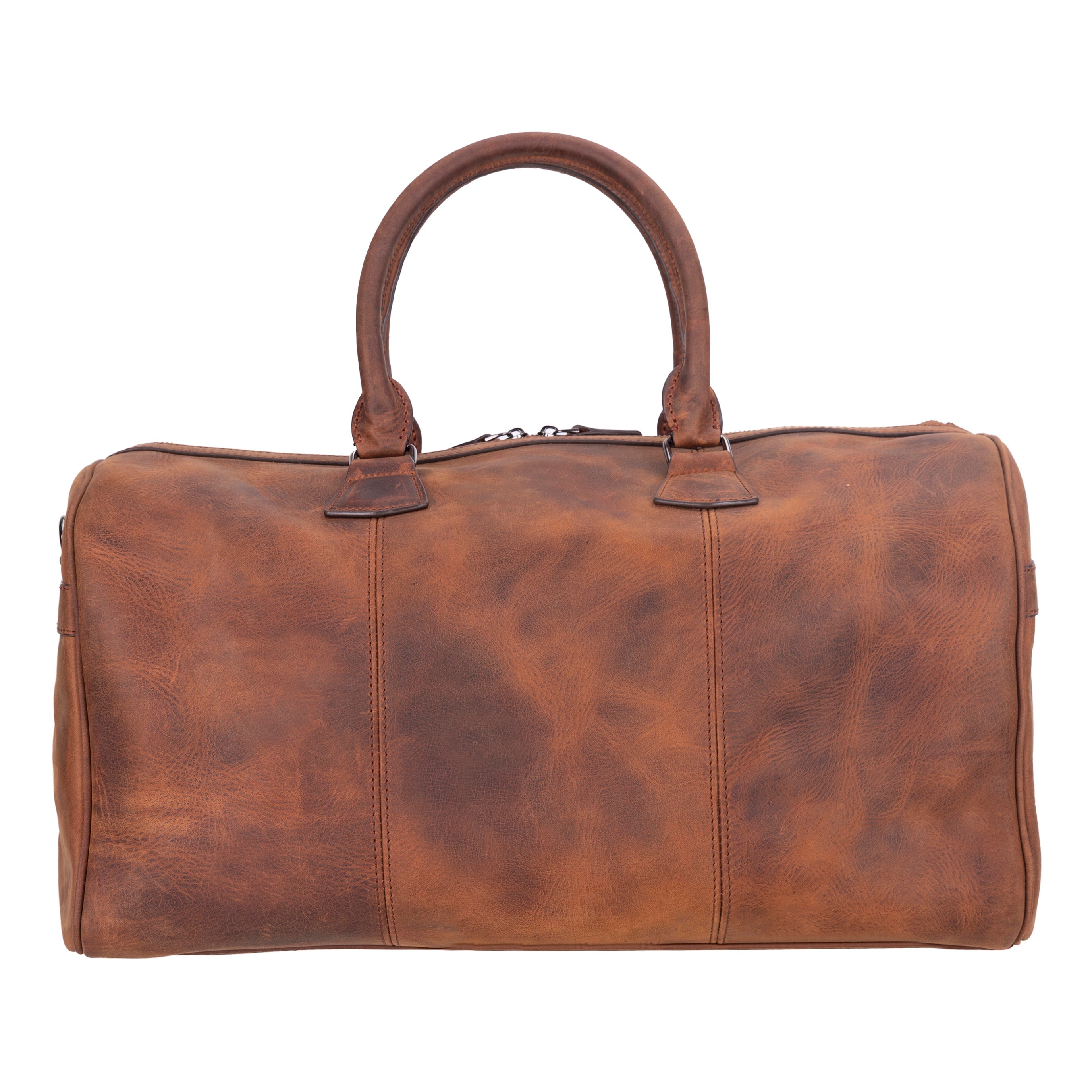 Atmore Leather Duffle Bag - TORONATA - color_ antic-brown