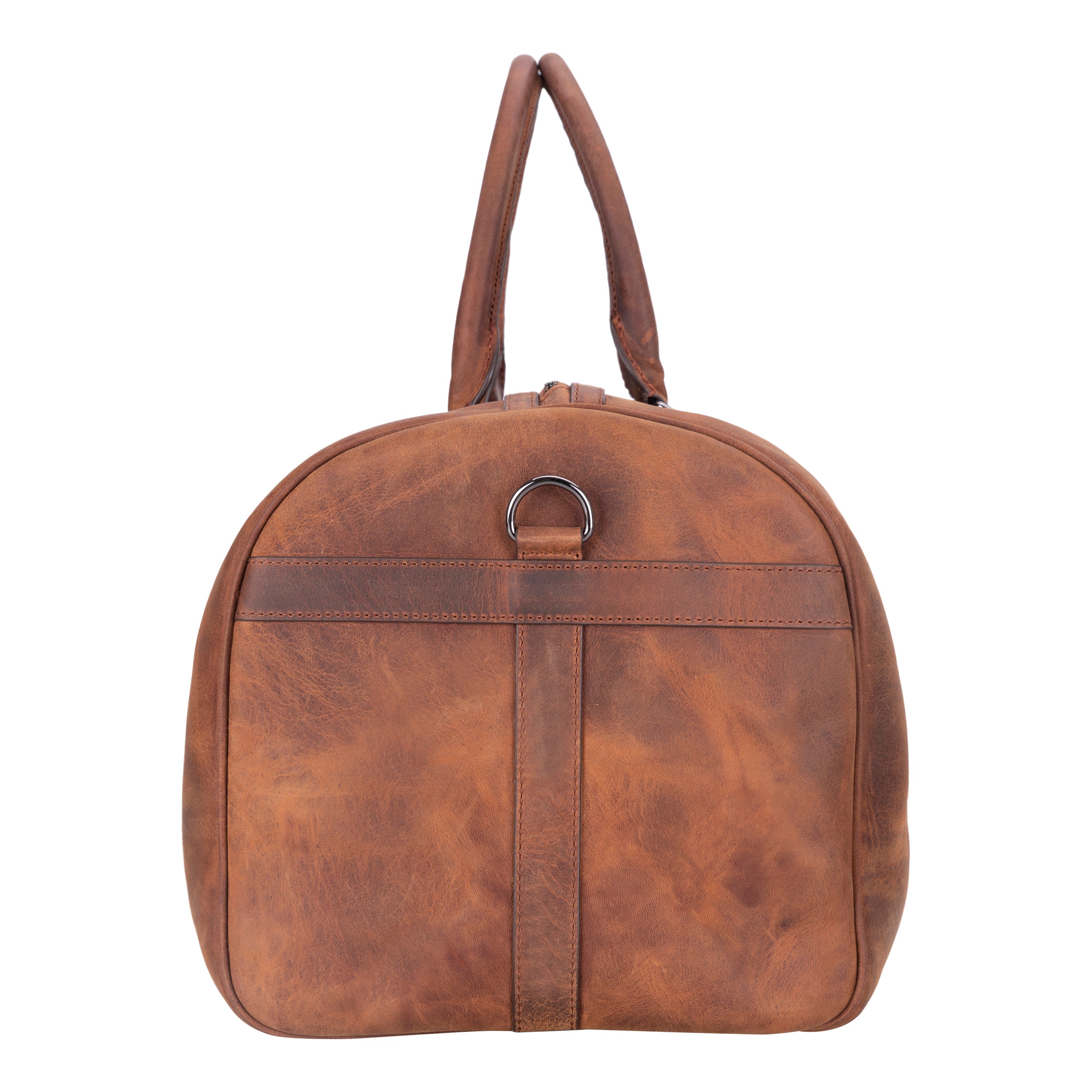 Atmore Leather Duffle Bag - TORONATA - color_ antic-brown