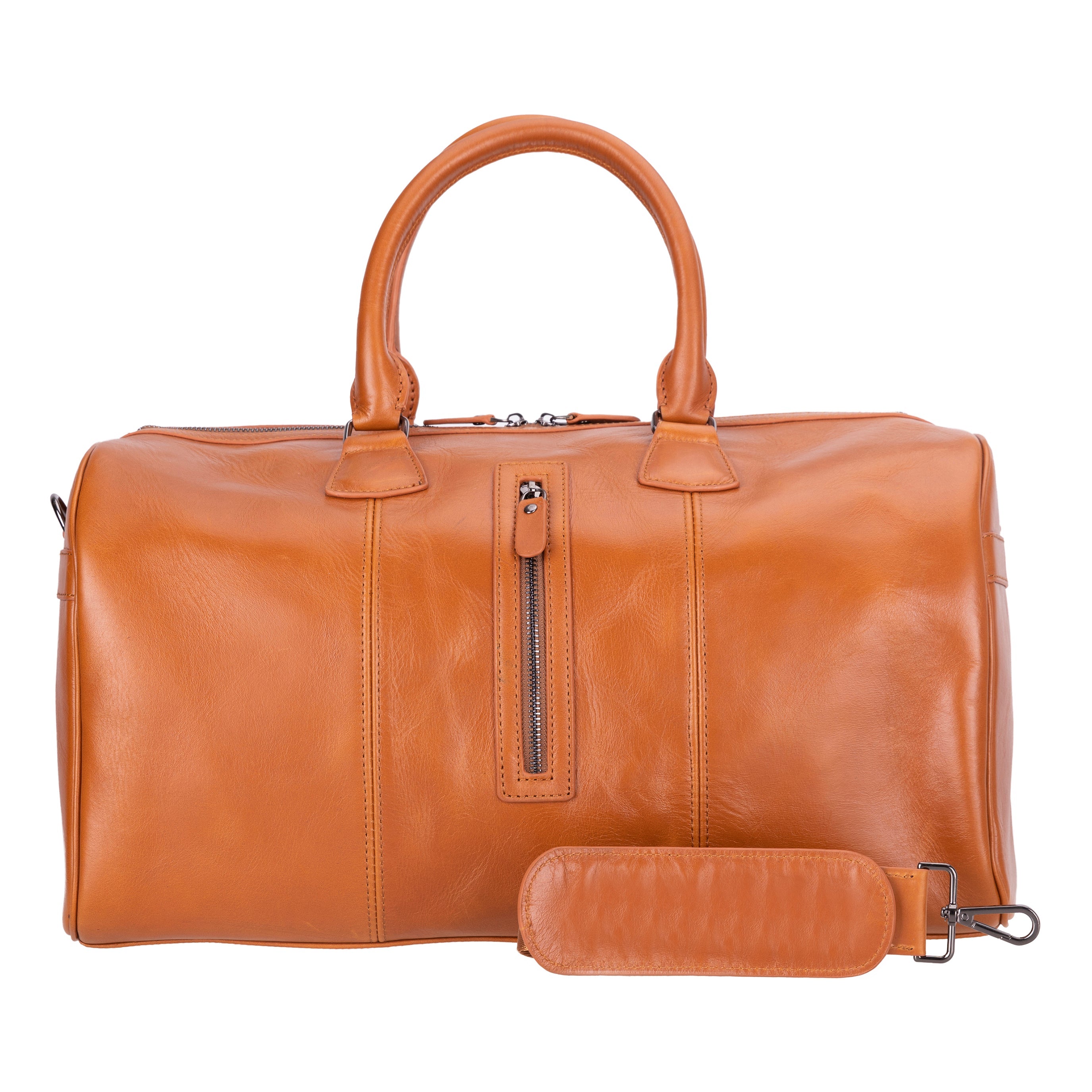 Atmore Leather Duffle Bag - TORONATA - color_tan