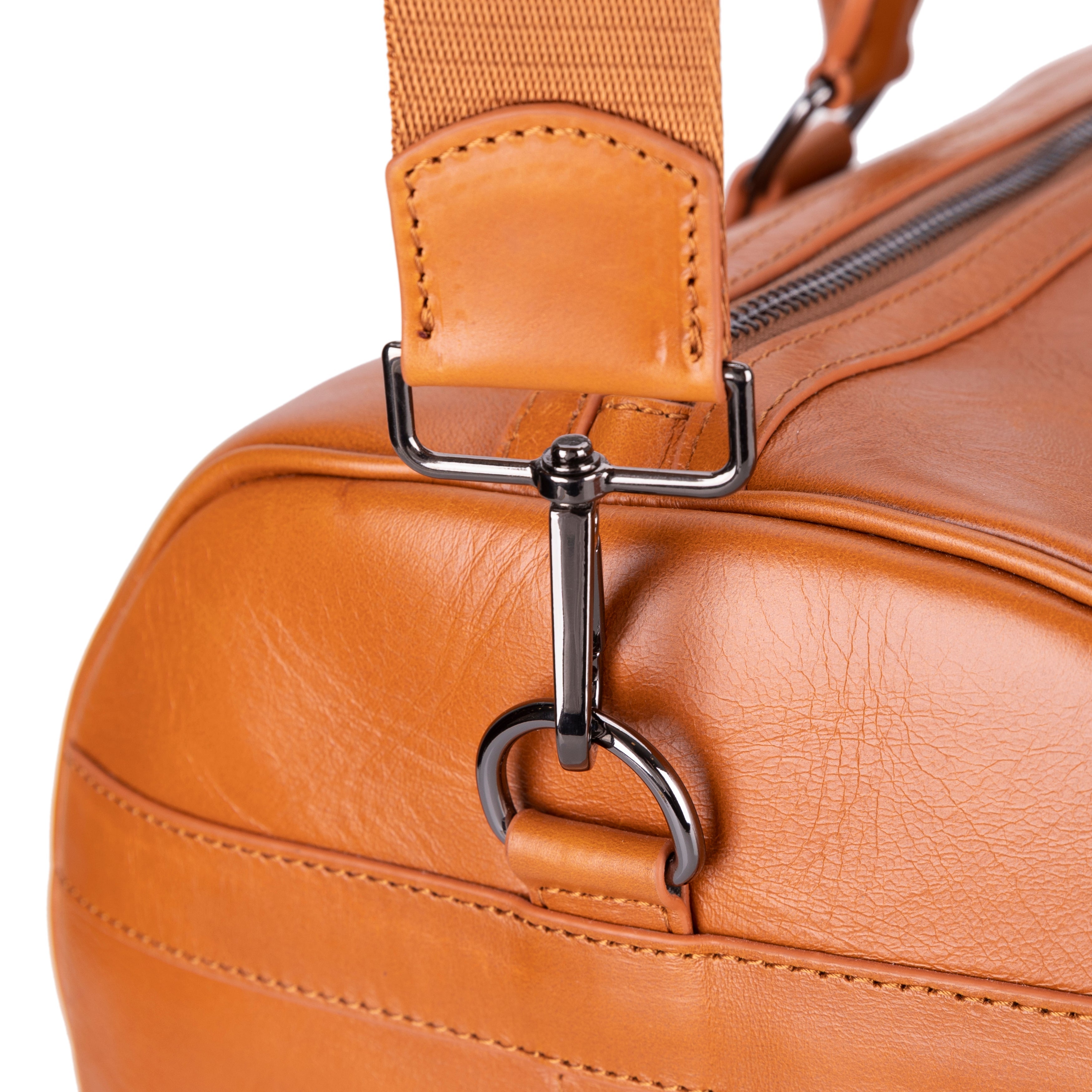 Atmore Leather Duffle Bag - TORONATA - color_tan
