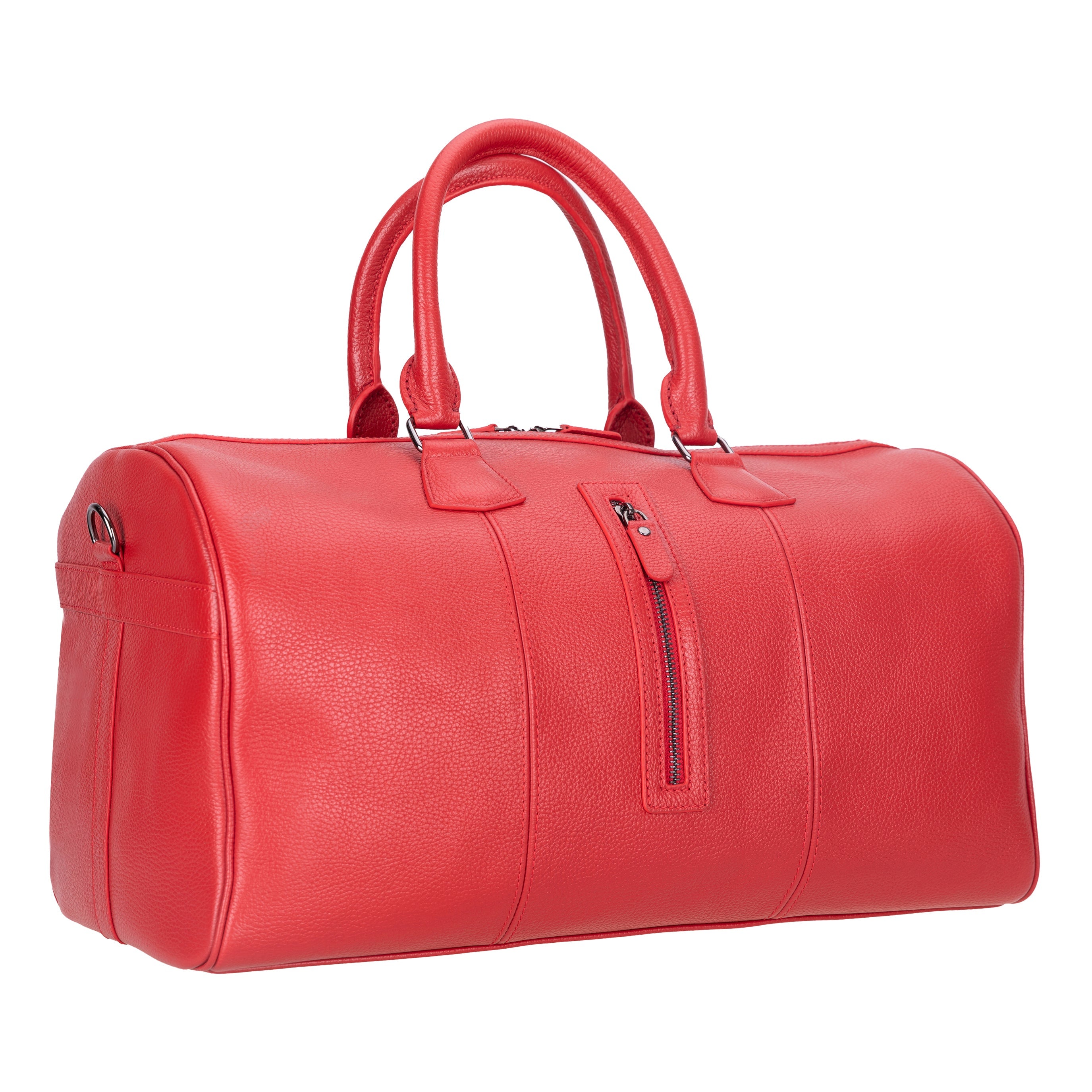 Atmore Leather Duffle Bag - TORONATA - color_red