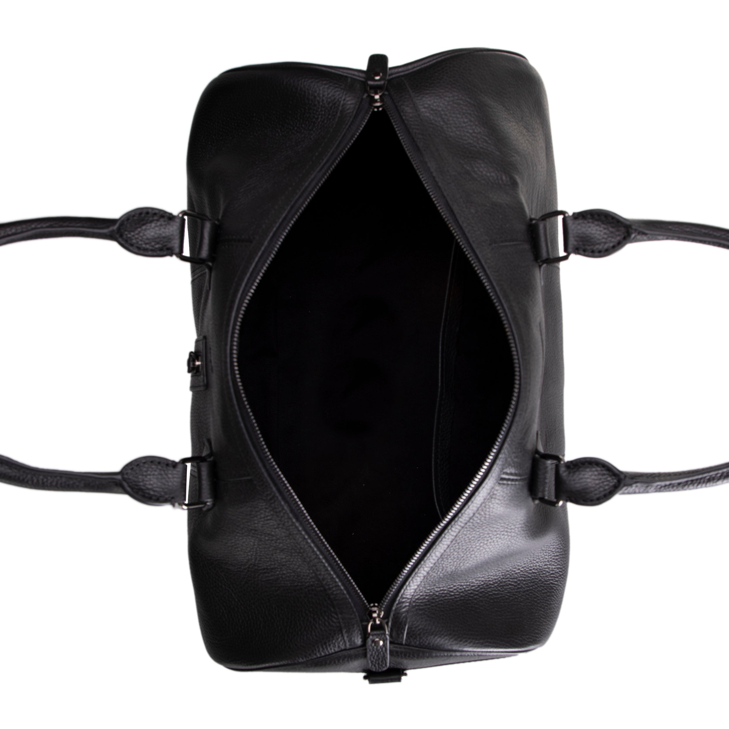 Atmore Leather Duffle Bag - TORONATA - color_black