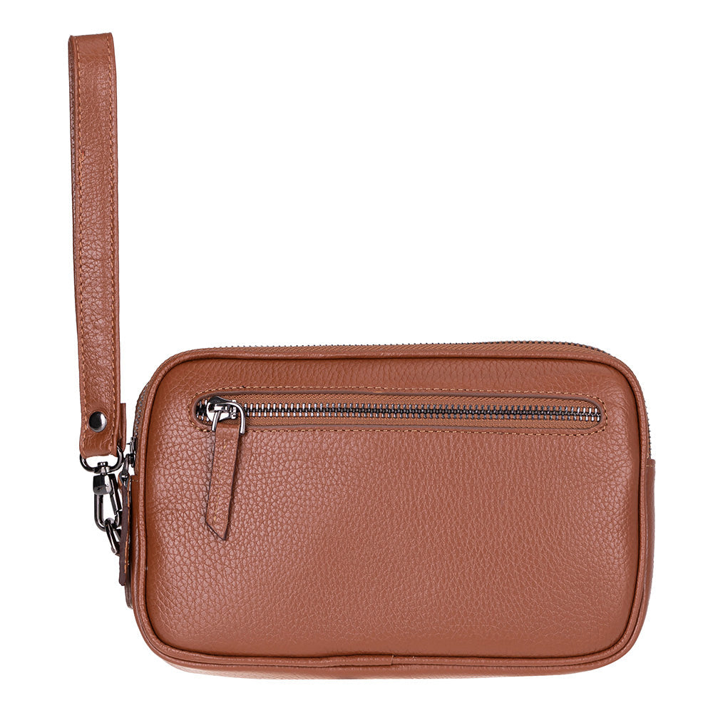Noma Leather Clutch Bag
