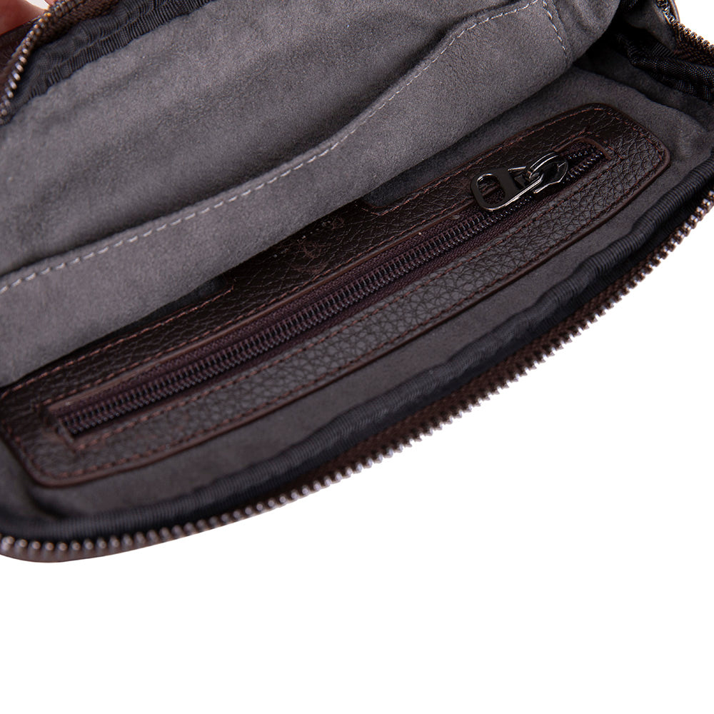 Noma Leather Clutch Bag