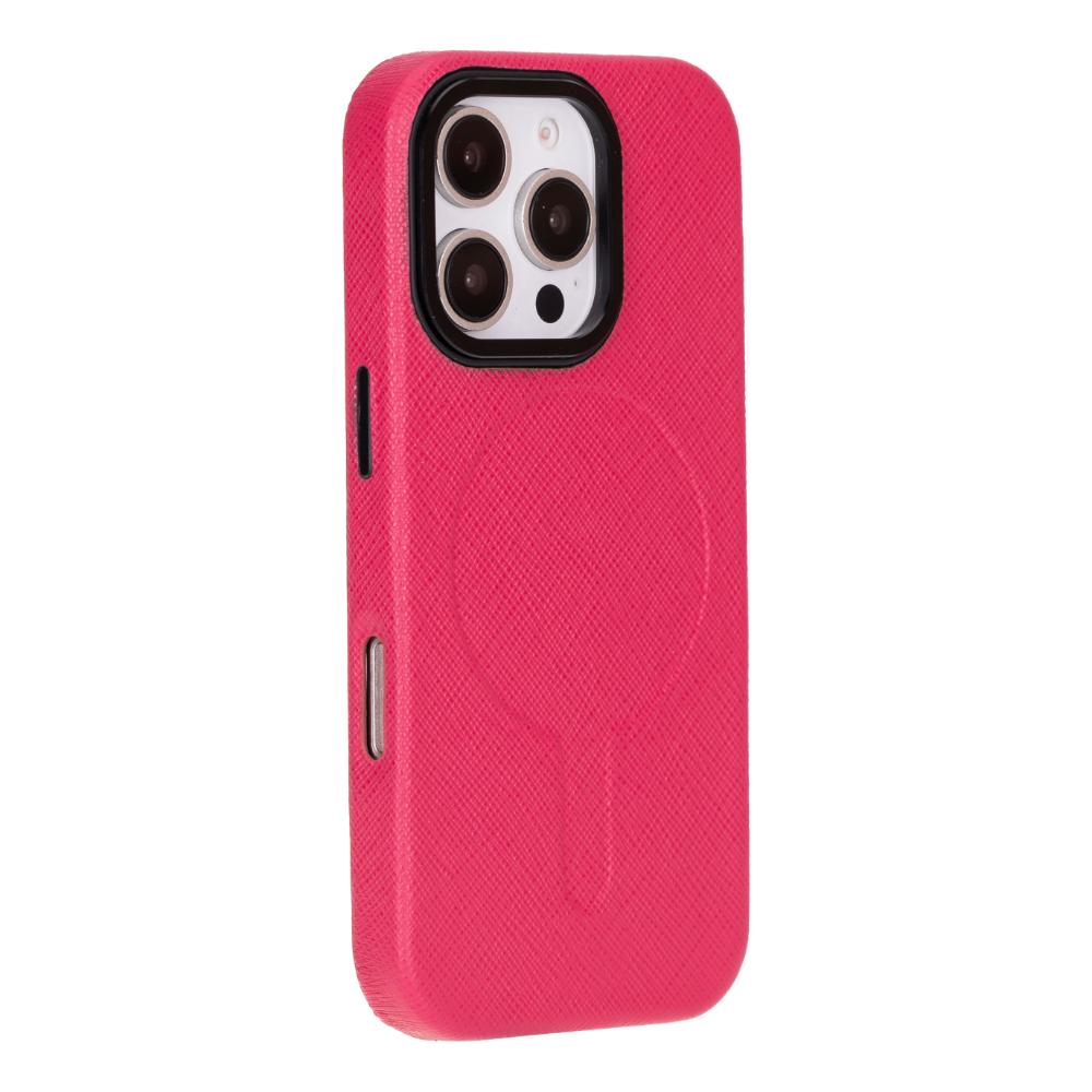 Vento iPhone 16 Pro Leather Case - TORONATA - color_ Pink
