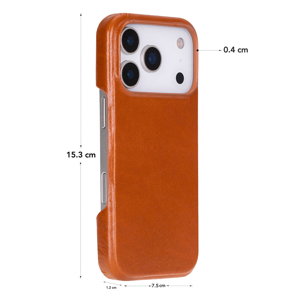 Bisbee Leather iPhone 17 Pro Case #color_tan