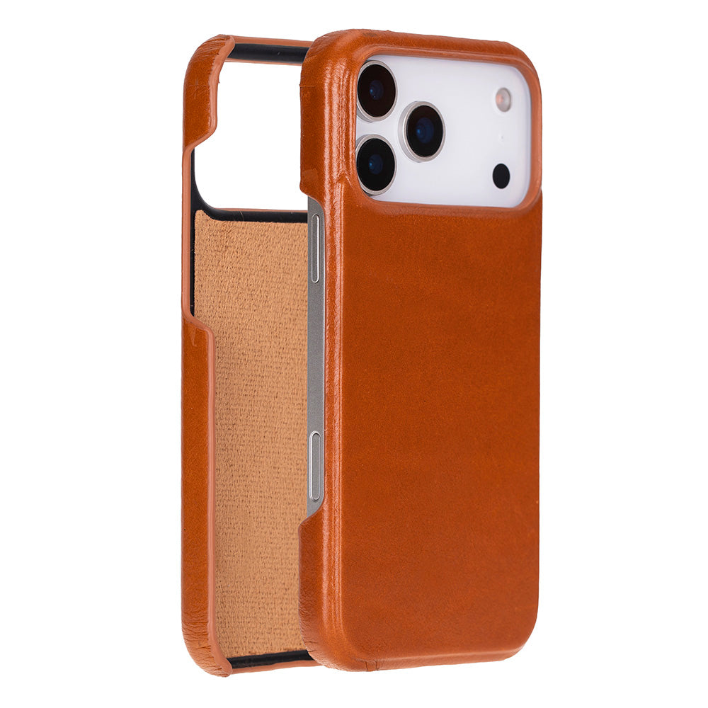 Bisbee Leather iPhone 17 Pro Case #color_tan