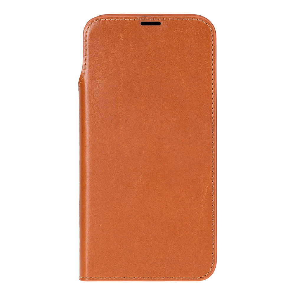 Decatur iPhone 17 Pro Leather Folio Wallet Case