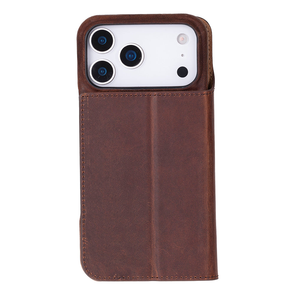 Decatur iPhone 17 Pro Max Leather Folio Case