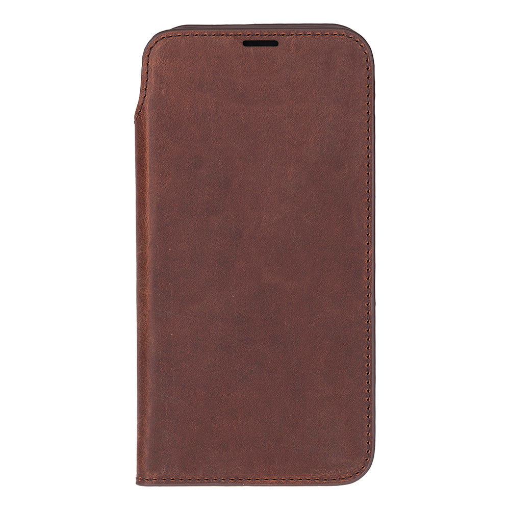 Decatur iPhone 17 Air Leather Folio Wallet Case