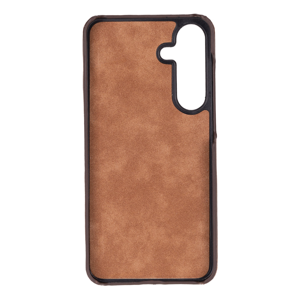 Marion Leather Samsung Galaxy S25 Case - Ultra Thin - TORONATA - #color_antic-brown