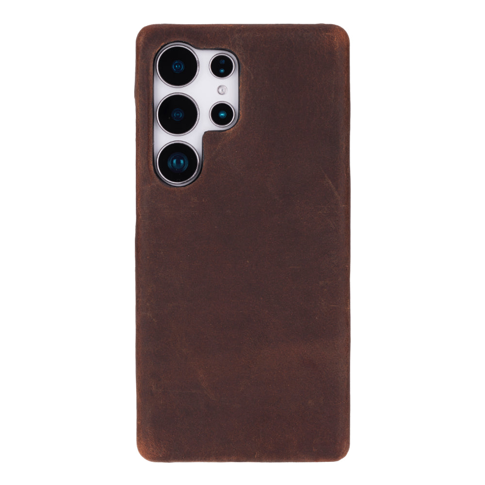 Marion Samsung Galaxy S25 Ultra Leather Case - Ultra Thin - TORONATA - #color_antic-brown