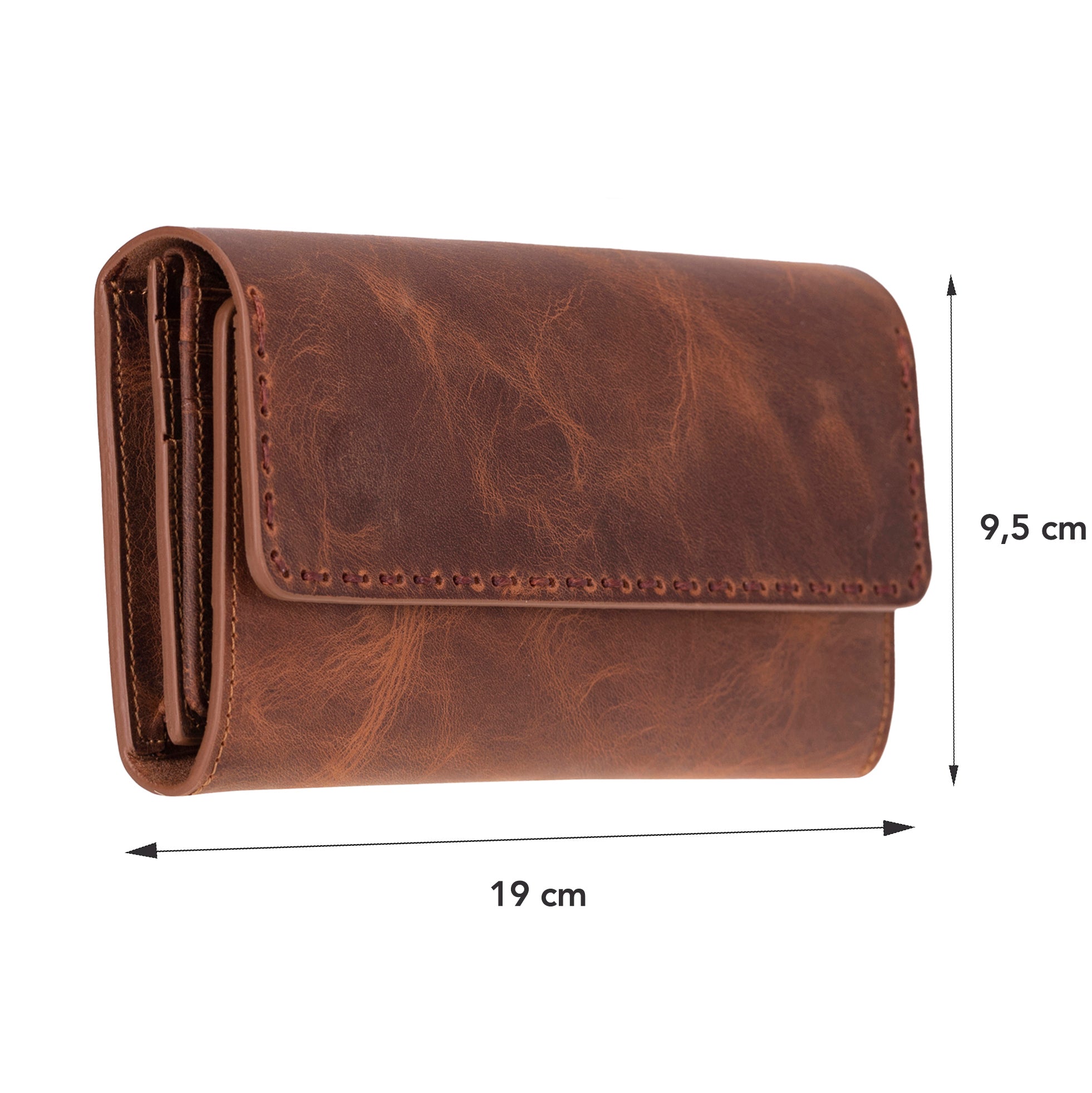 Nome Leather Wallet – 16 Card Slots & Phone Holder -