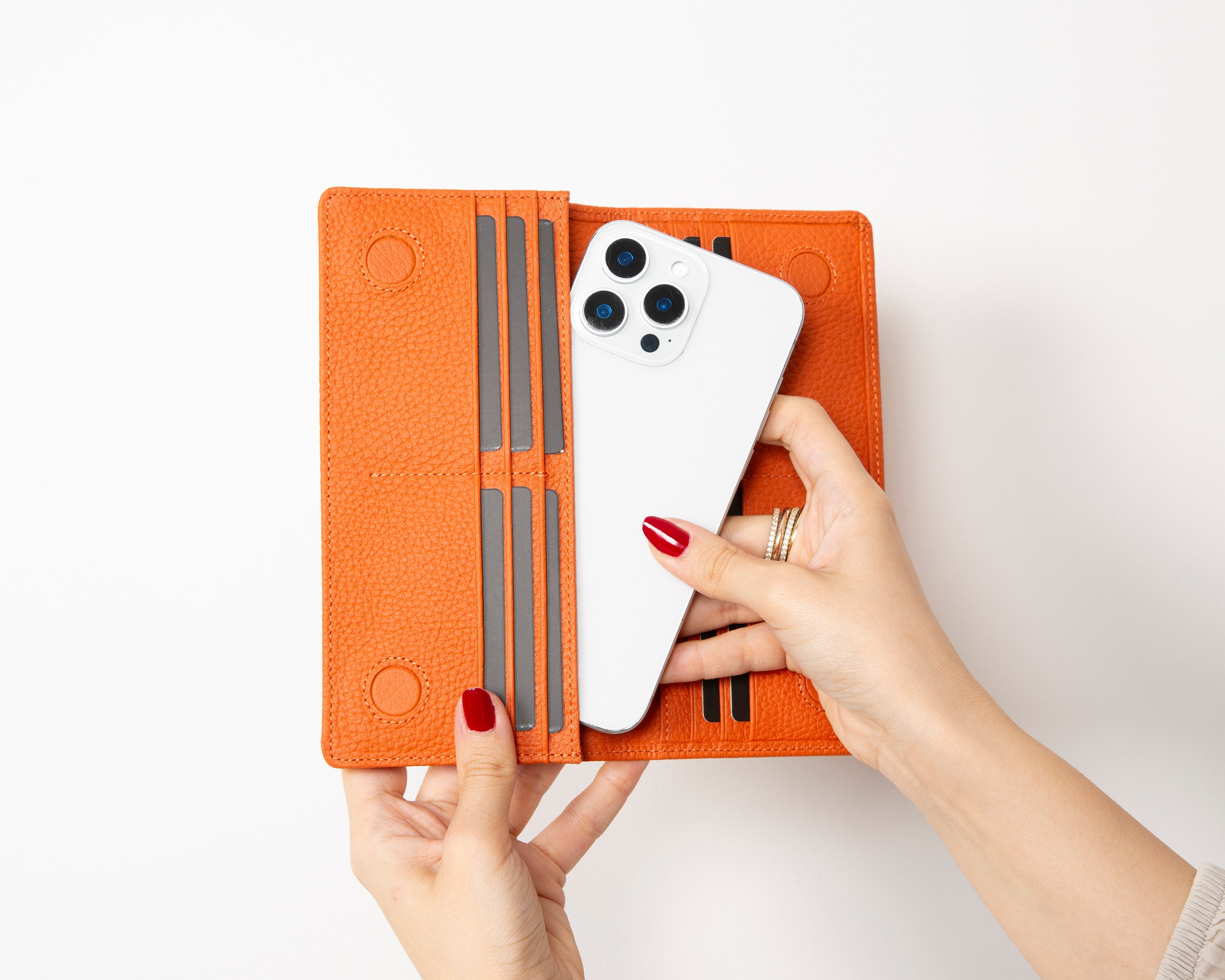 Sedona Leather Women’s Wallet - #color_orange