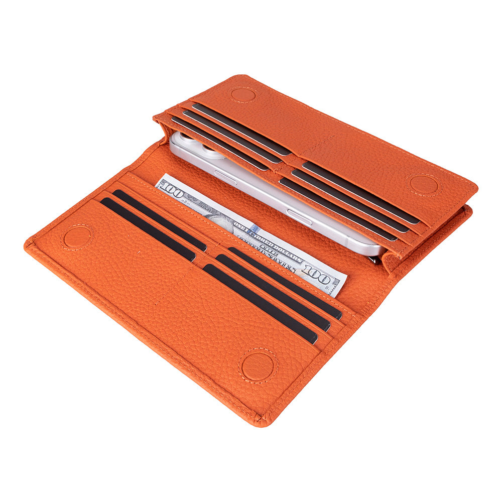Sedona Leather Women’s Wallet - #color_orange