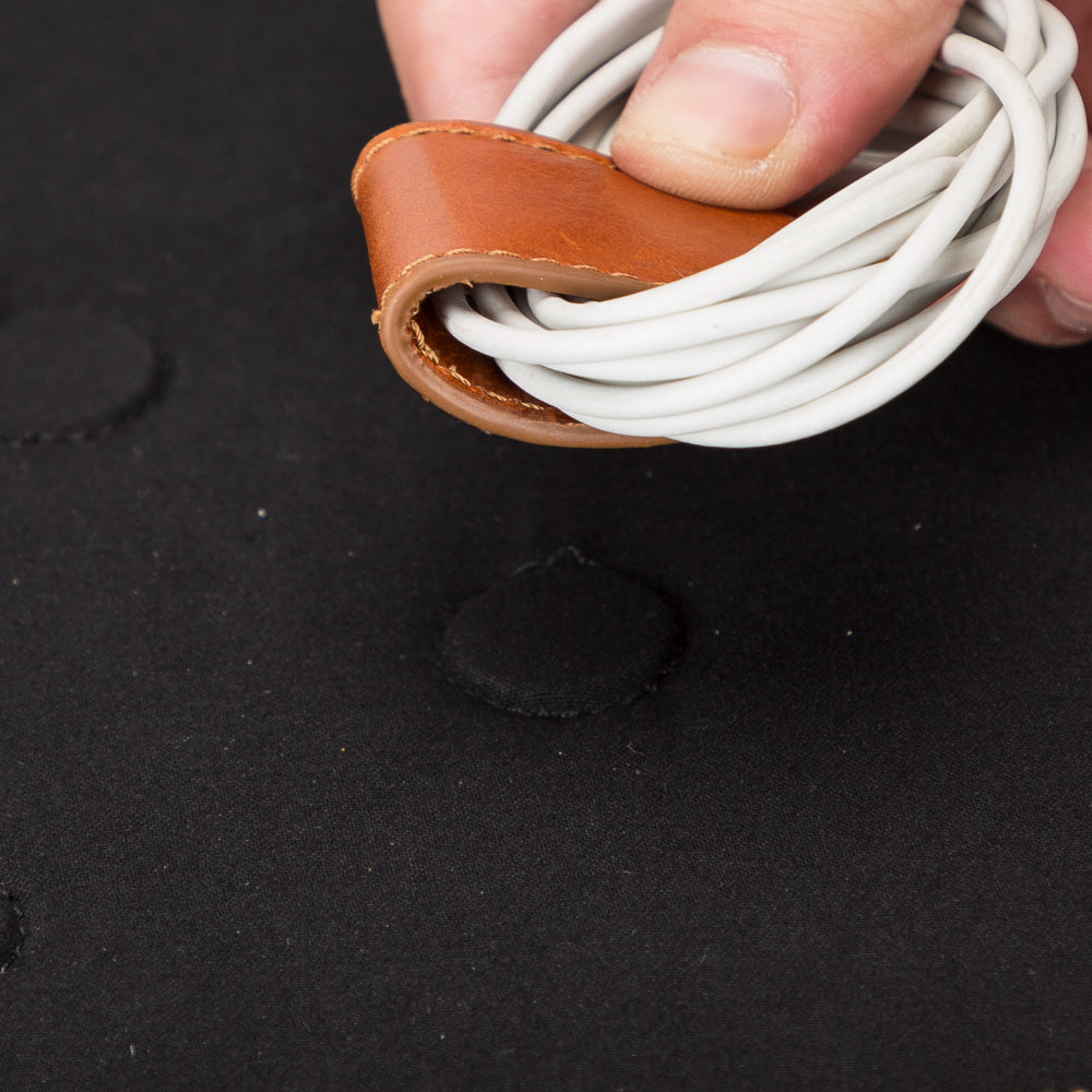 Medicine Handmade Leather Cable Travel Organizer - TORONATA -