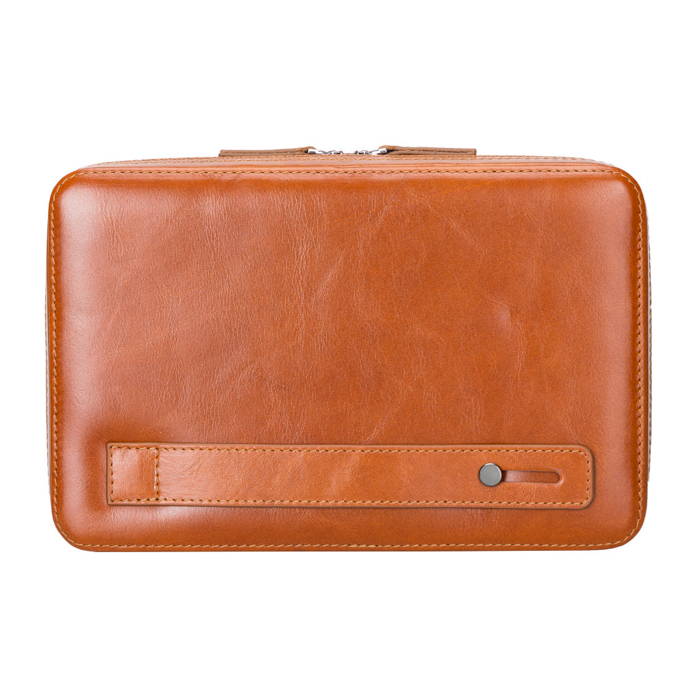 Medicine Handmade Leather Cable Travel Organizer - TORONATA -