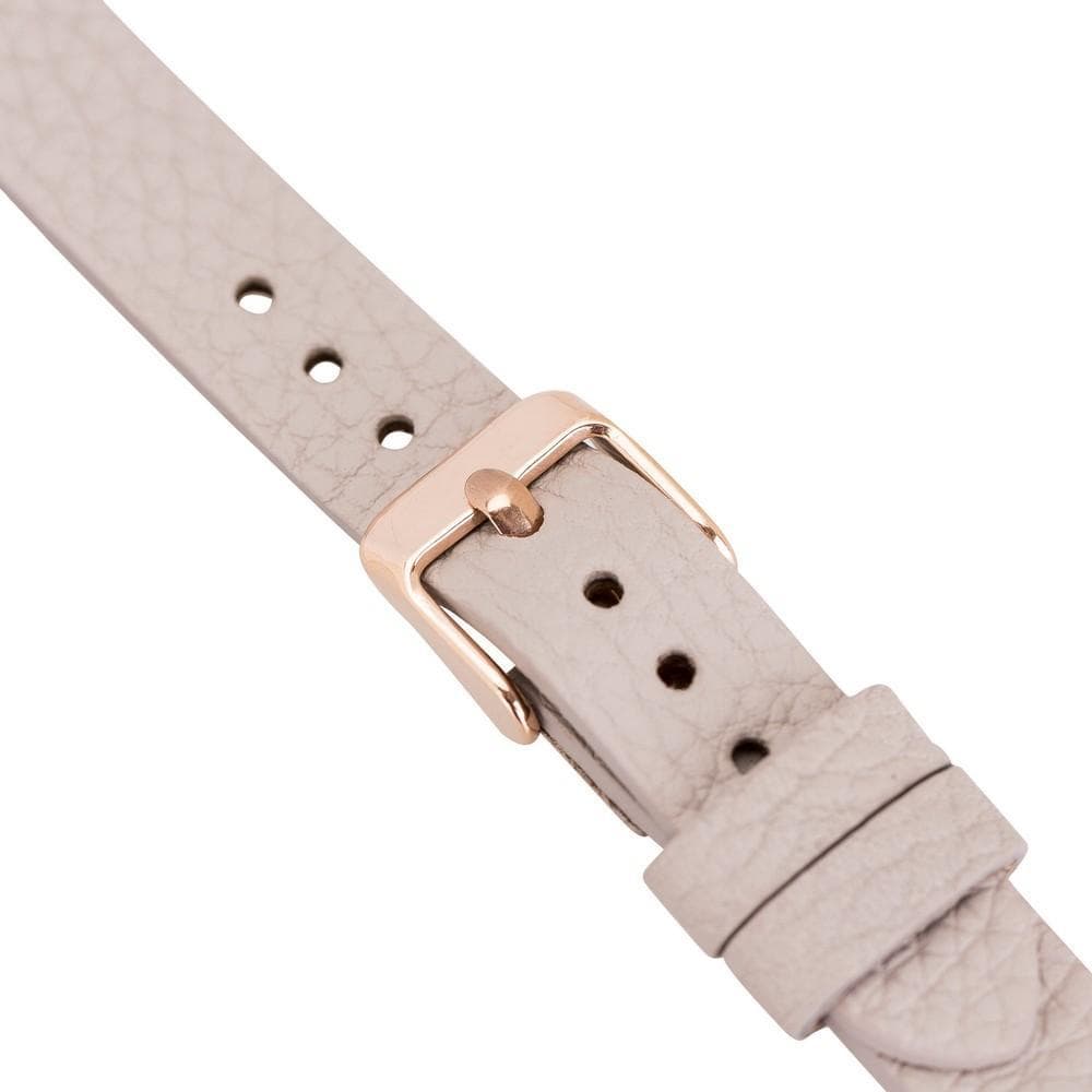 Ferro Leather Apple Watch Band with Rose Gold Trok - TORONATA - color_